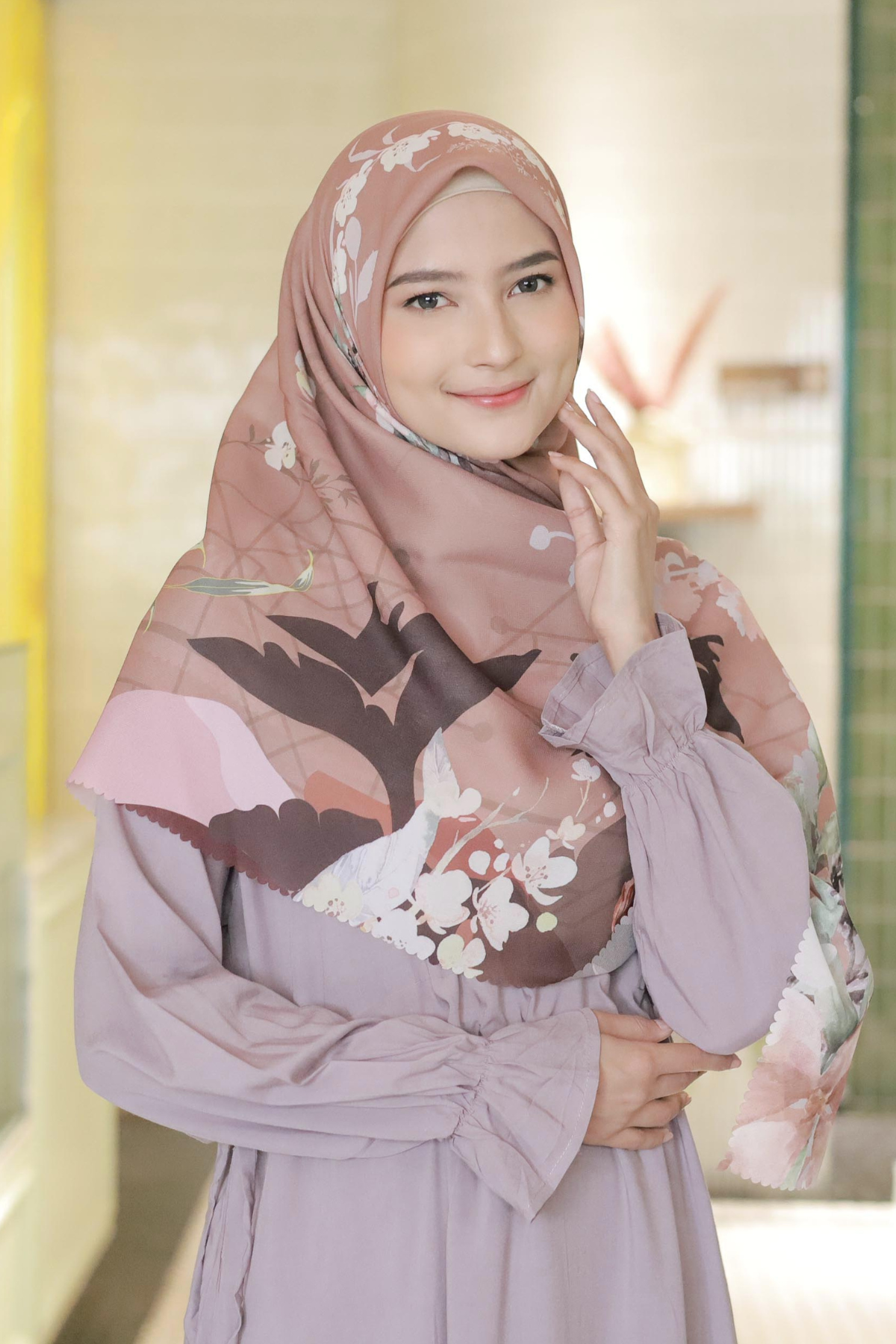 Fresia Scarf JUMBO - FJ52.4 Woody
