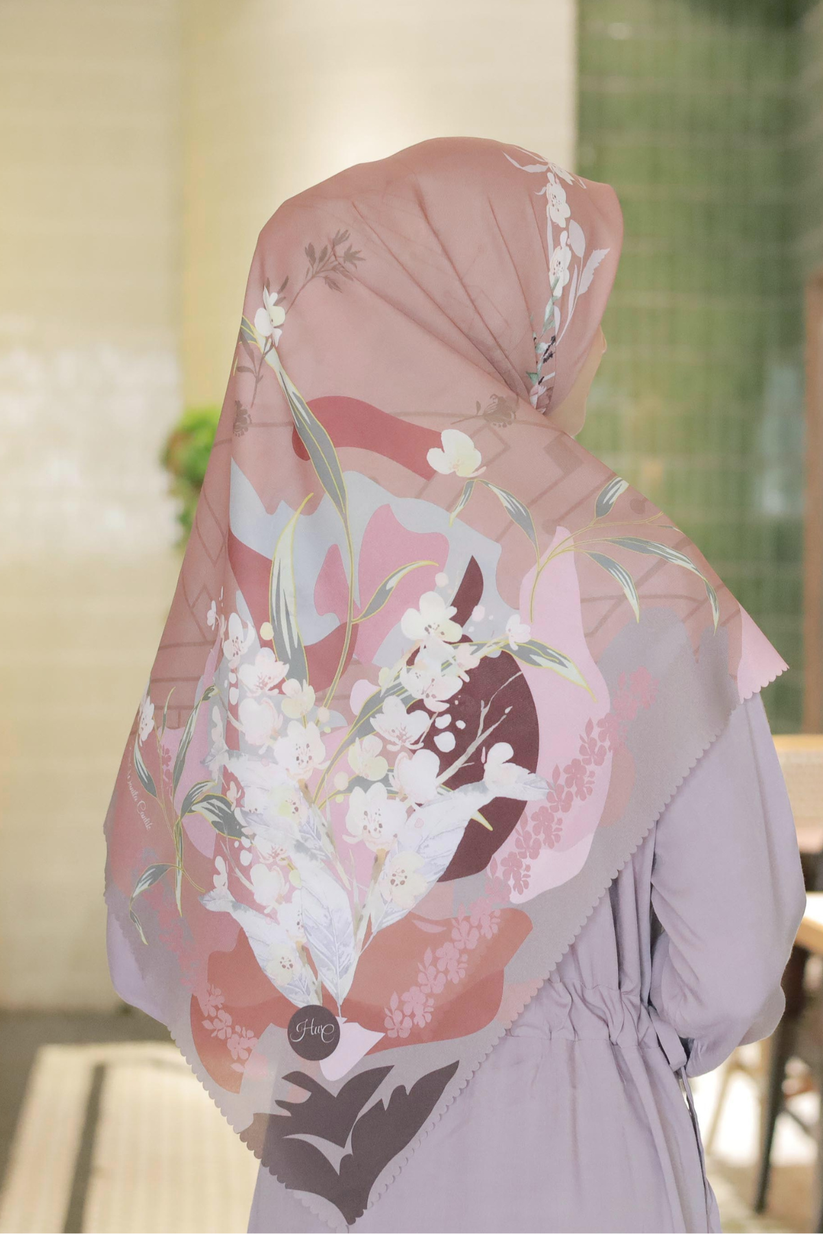 Fresia Scarf JUMBO - FJ52.4 Woody