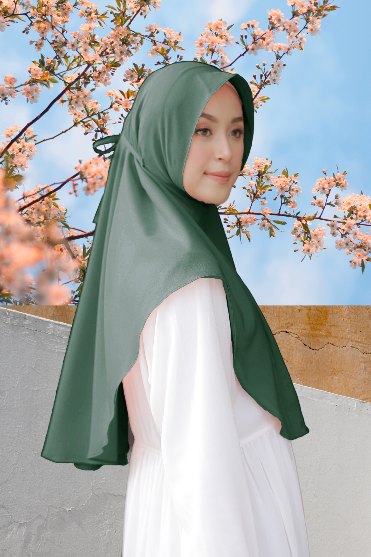 Hijab Instan Baiti Bergo - TY11.23 Emerald