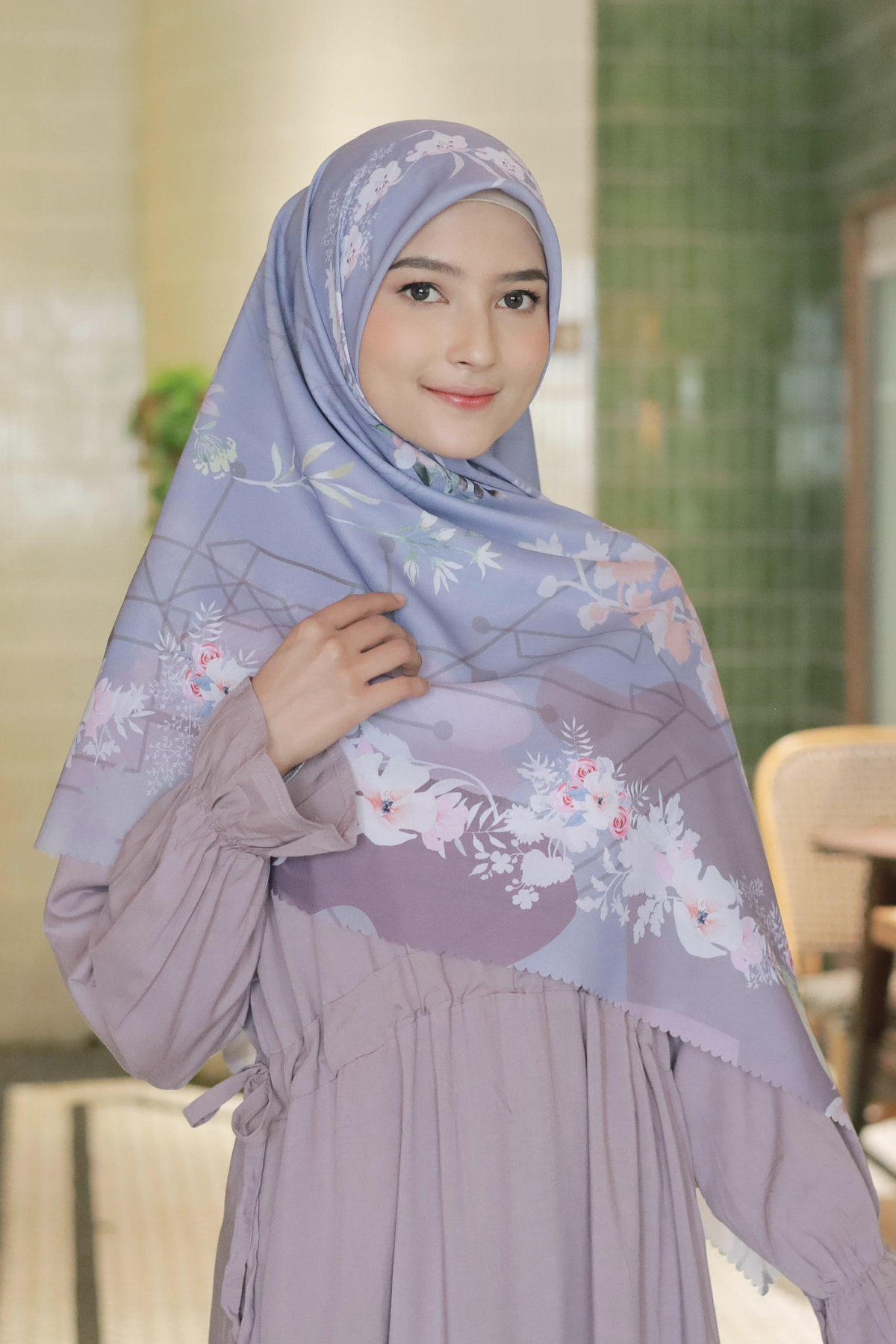 Fresia Scarf JUMBO - FJ52.5 Lilac