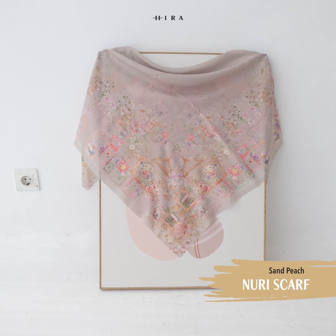 Nuri Scarf - NU33.7 NY33.7 NH33.7 Sand Peach