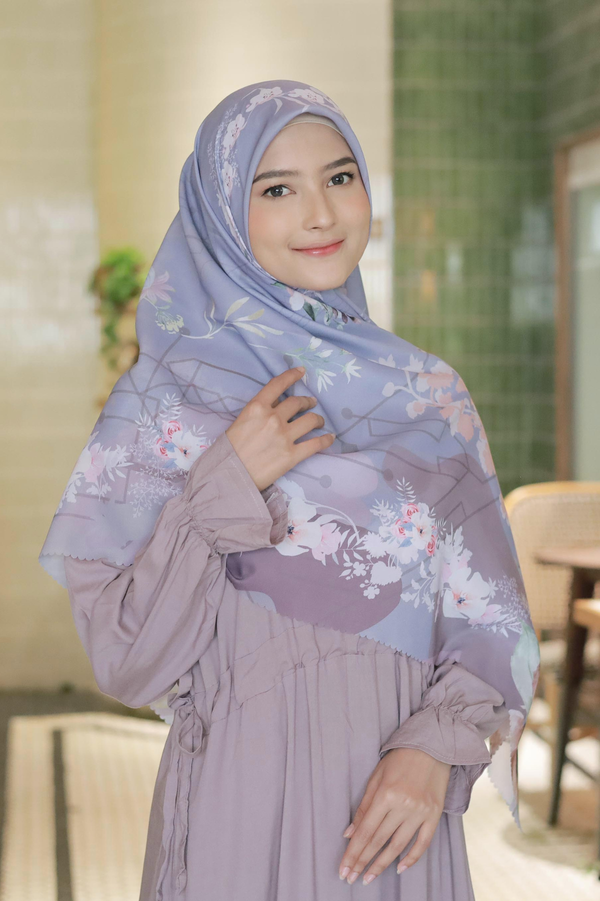 Fresia Scarf JUMBO - FJ52.5 Lilac