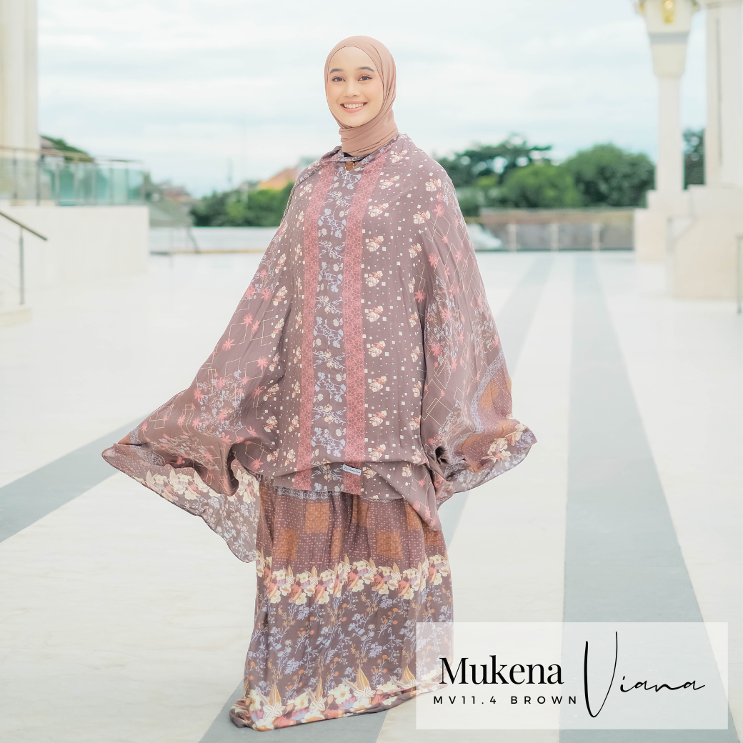 Mukena Viana Prayer Set - MV11.4 Brown