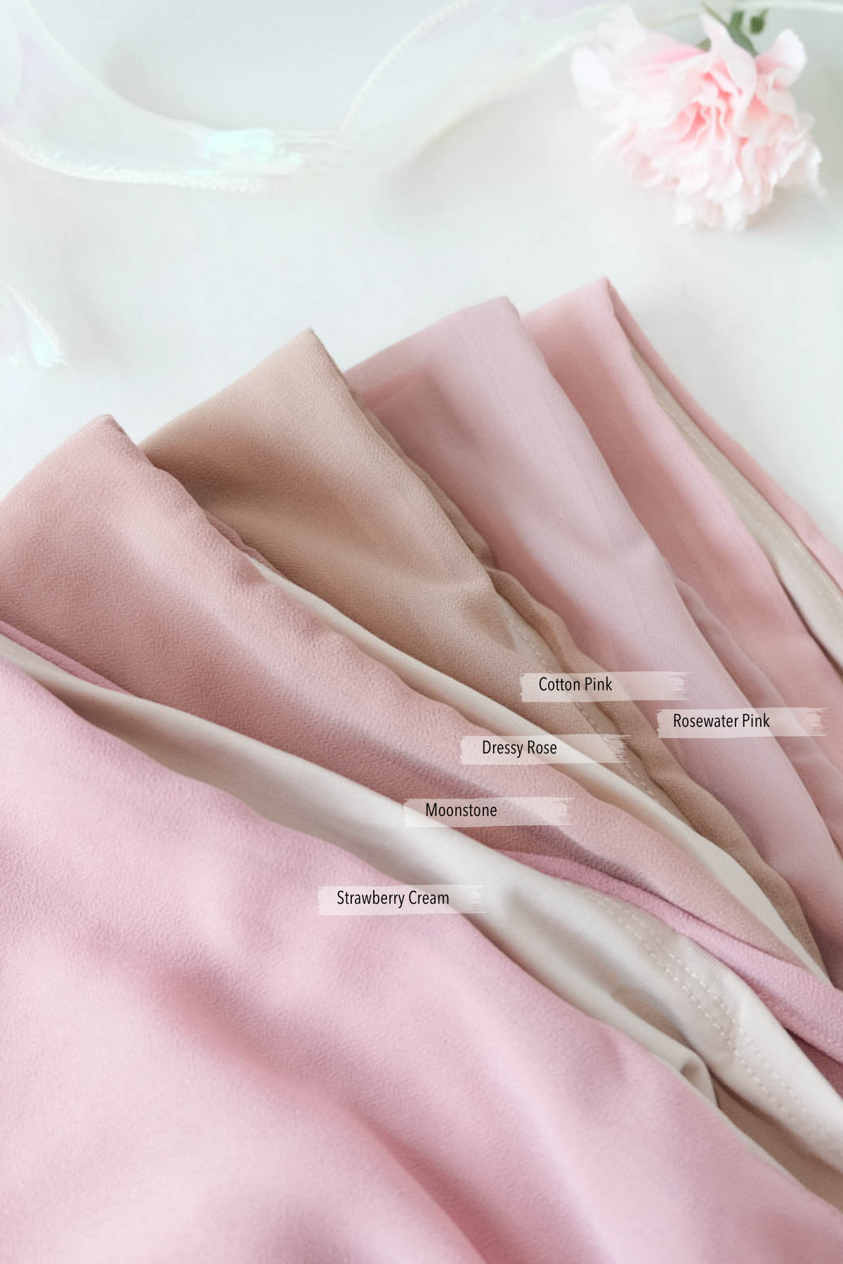 Pashmina Inner Kinara - Cotton Pink