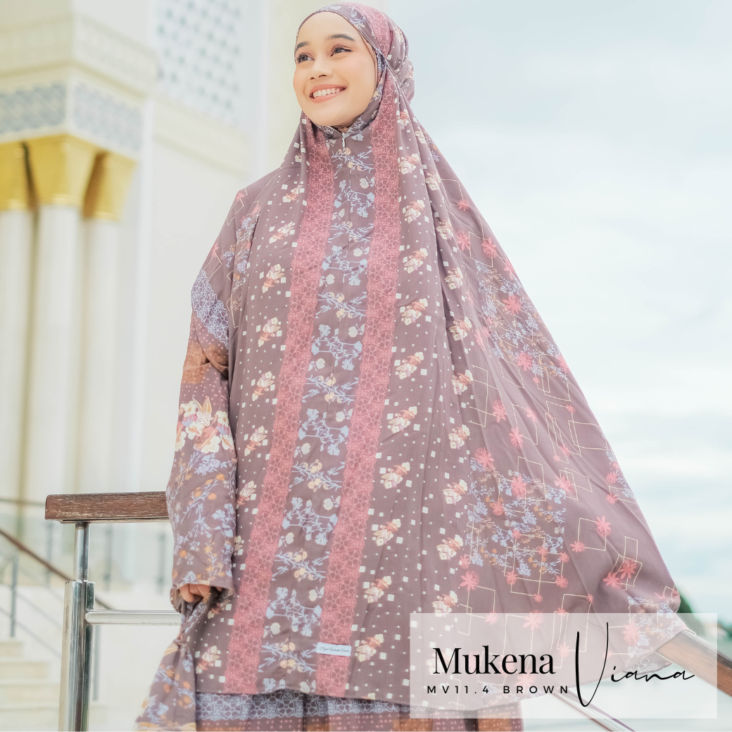 Mukena Viana Prayer Set - MV11.4 Brown