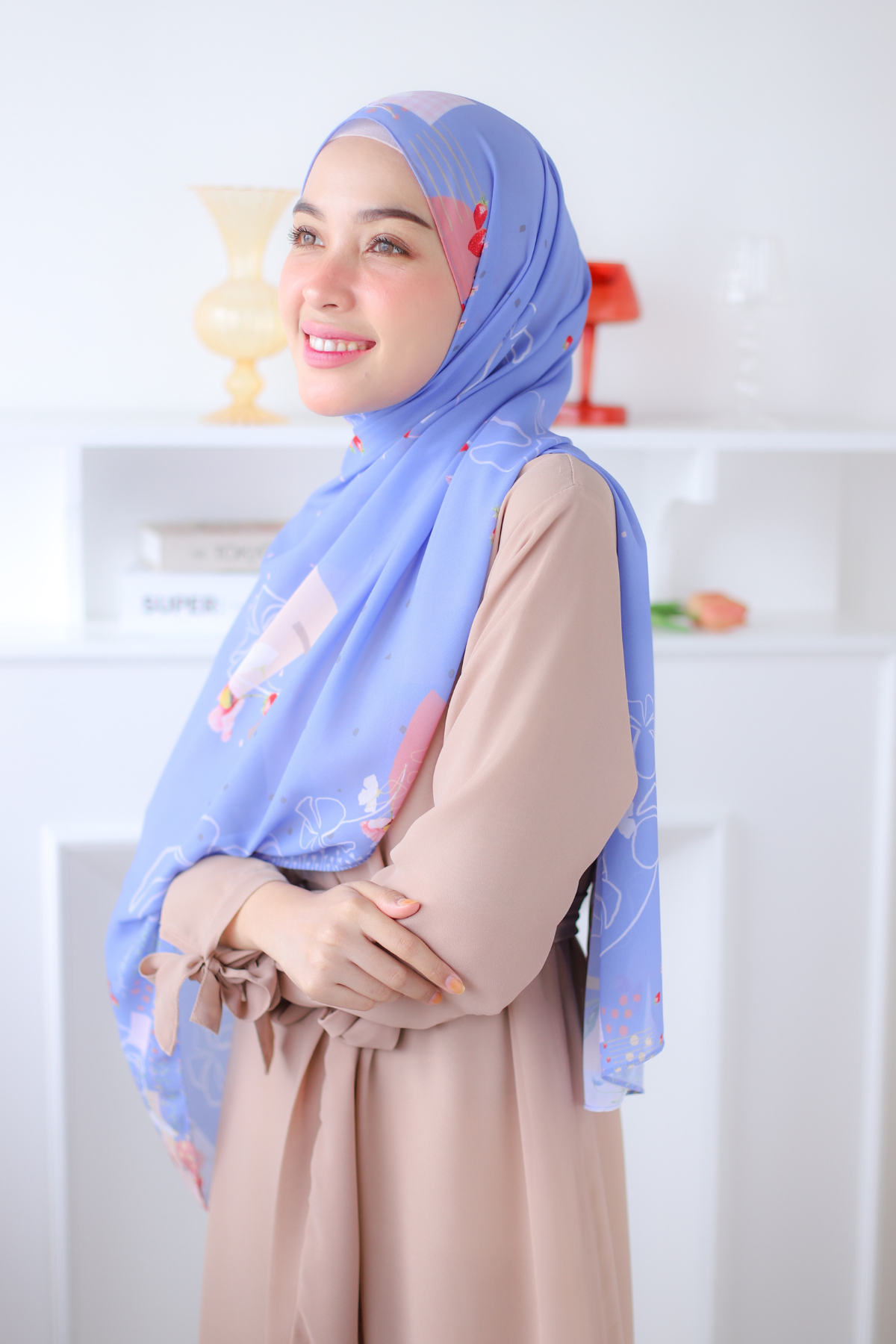 Berry - Pashmina Premium Ceruti - Blue - PM11.35