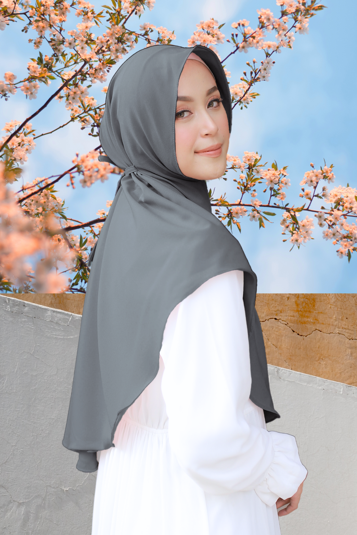 Hijab Instan Baiti Bergo - TY11.1 Black