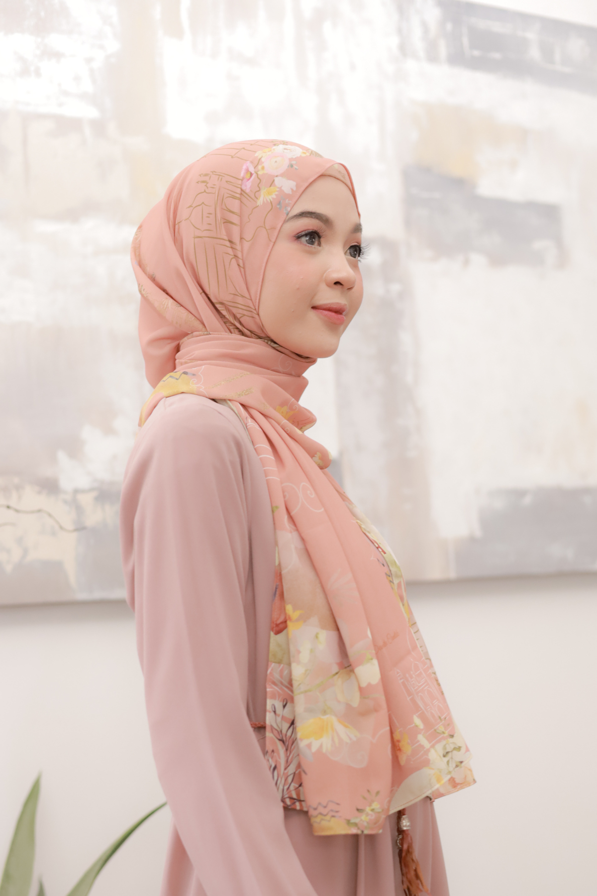Sofia - Pashmina Premium Ceruti - Peach - PM11.71