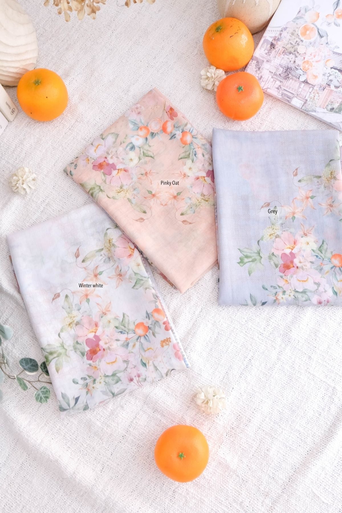 Tangerine Scarf - ST16.8 TV16.8 TJ16.8 Pinky Oat