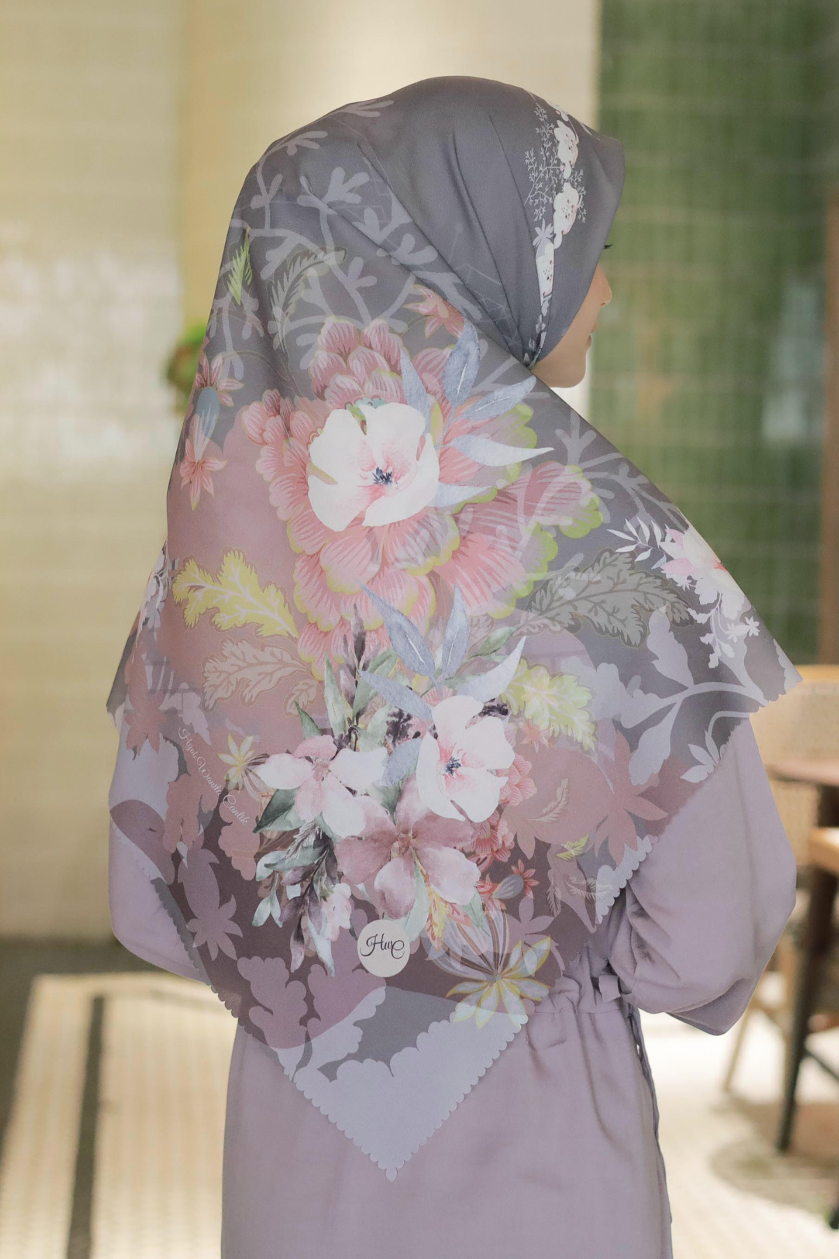 Fresia Scarf JUMBO - FJ52.3 Fog