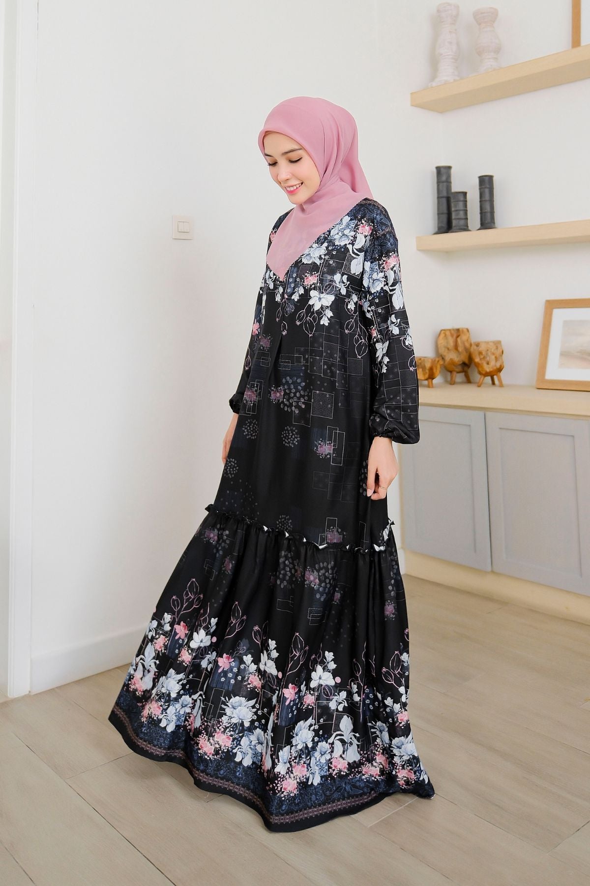 Orchid Dress - Black
