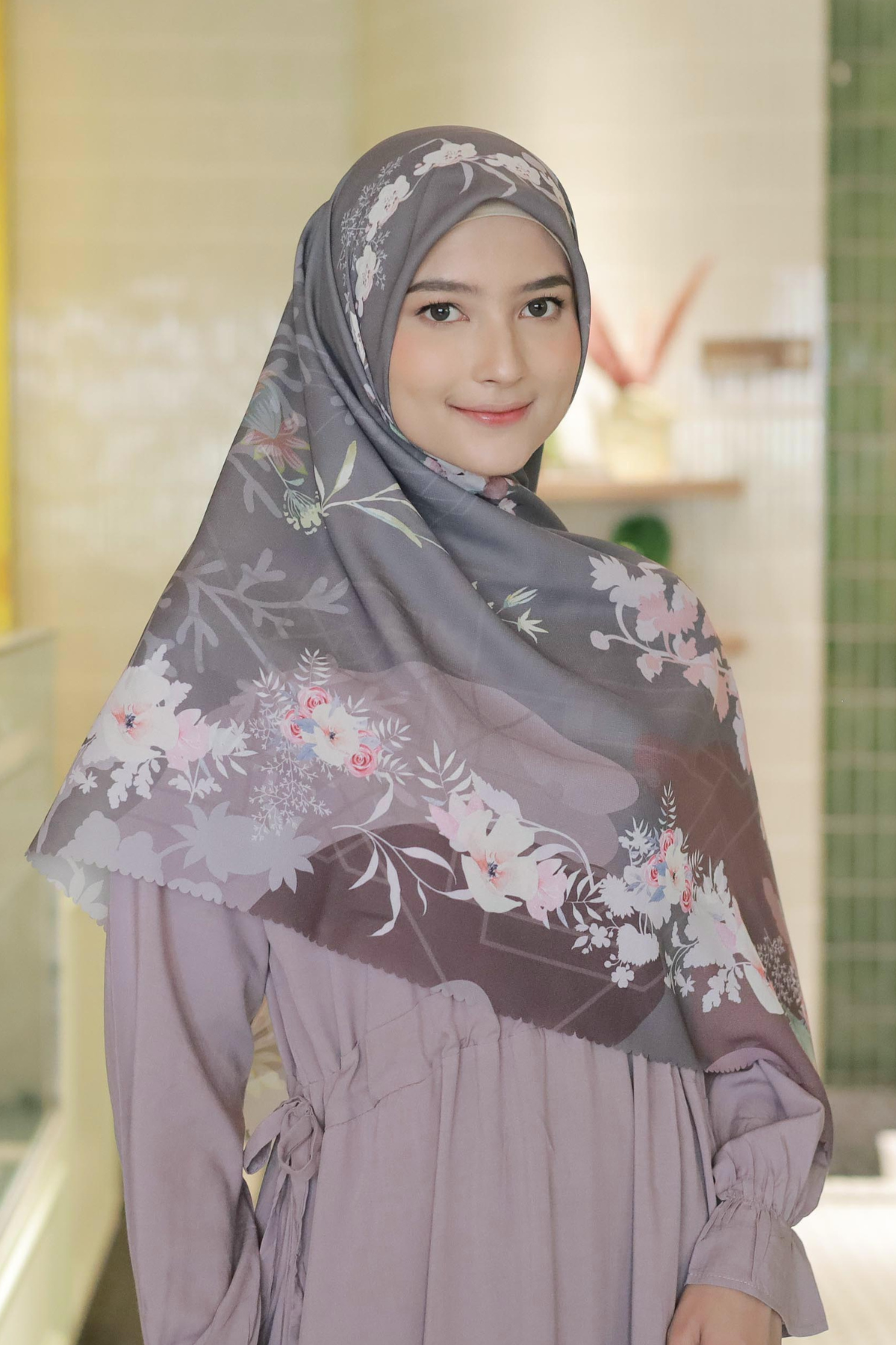 Fresia Scarf JUMBO - FJ52.3 Fog