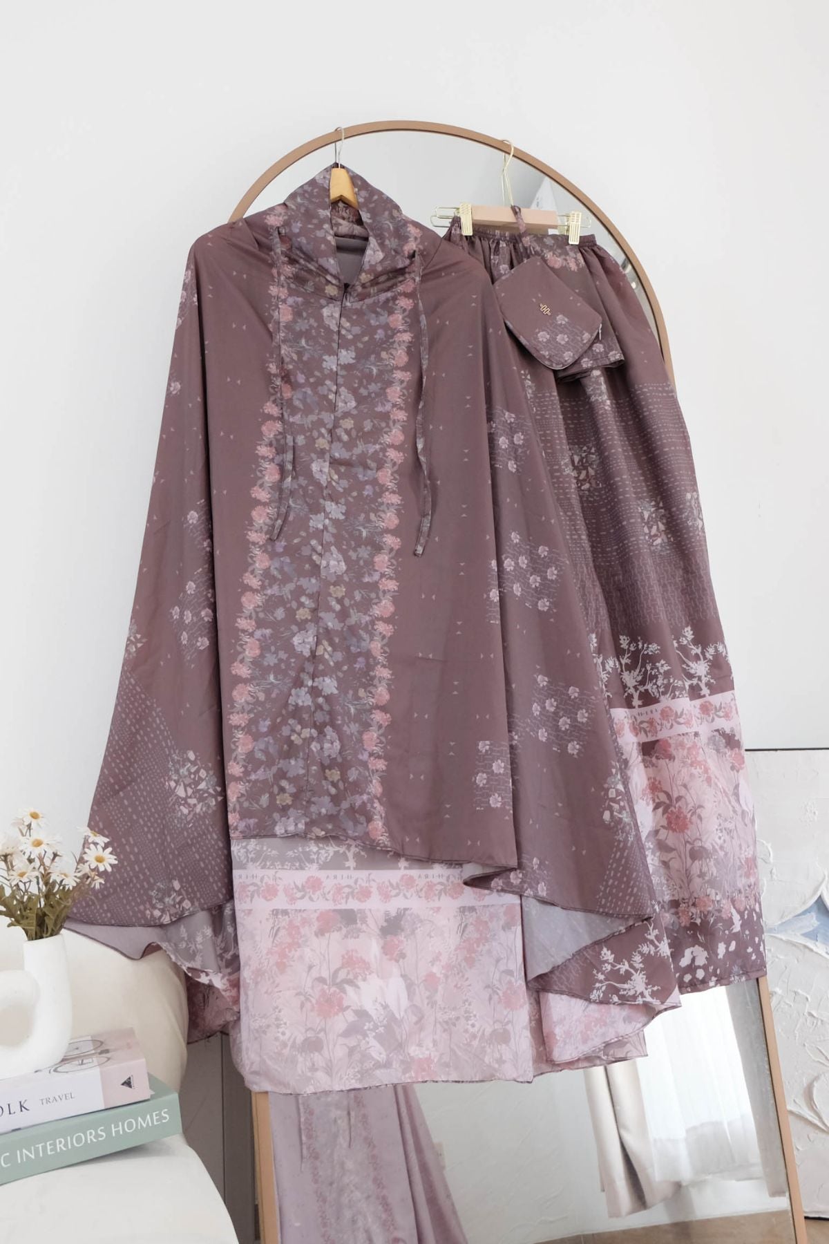 Mukena Willow | Travel Prayer Set - WL03.1 Choco Mahogany