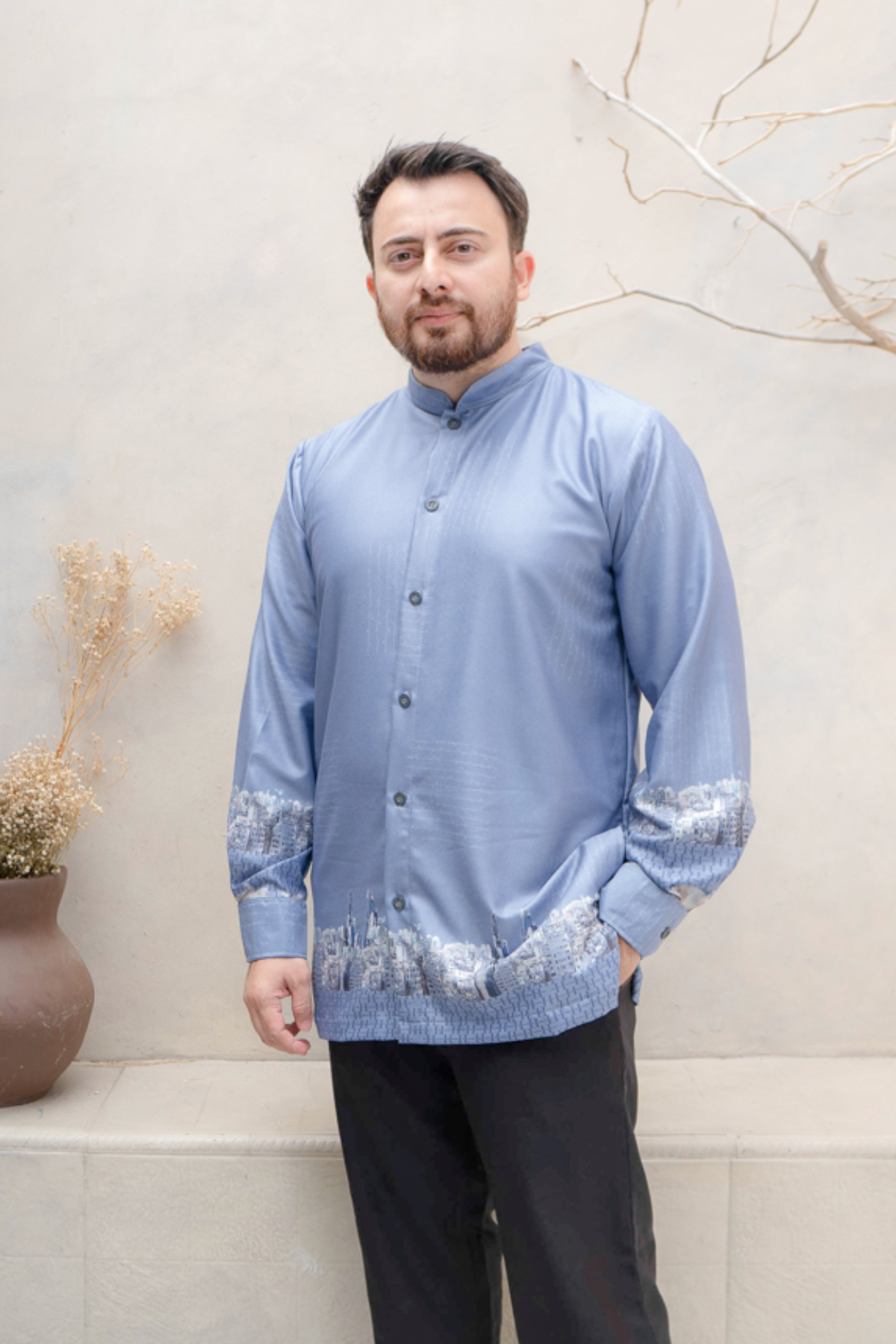 Riuh Kota Koko Dad Family Set | Sarimbit Lebaran - DH12.2 Denim