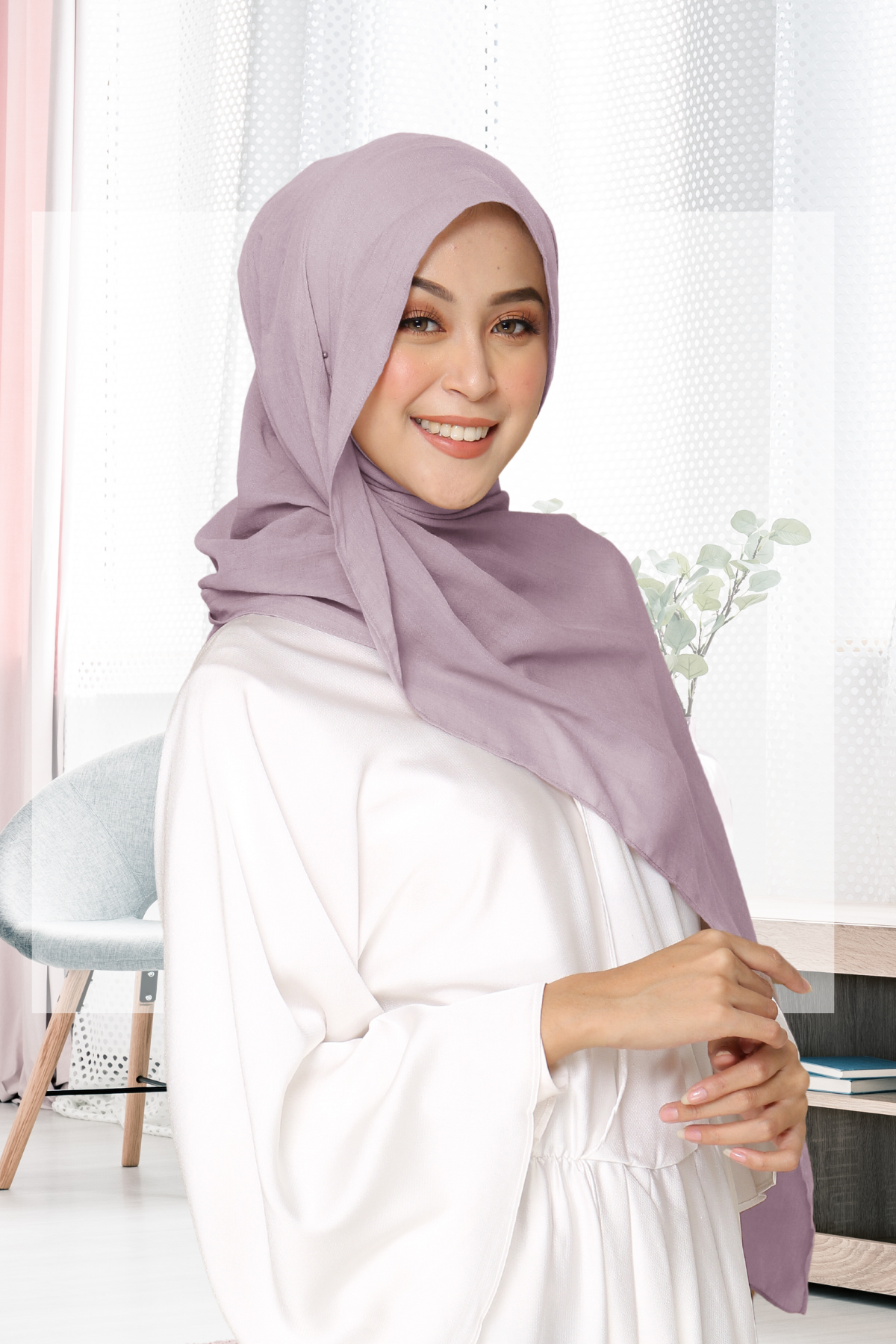 Dubai Voal Pashmina - PPE2.71 Dark Taro