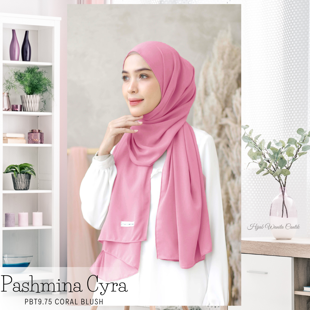 Pashmina Cyra - PBT9.75 Coral Blush