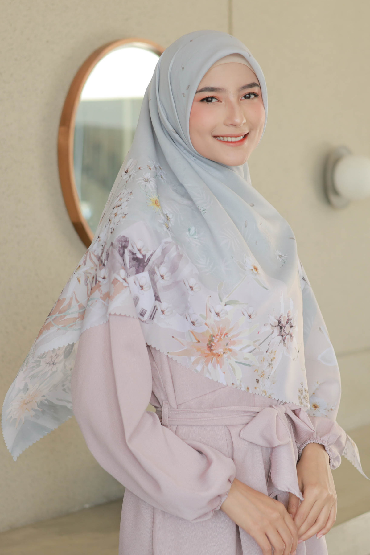 Edelweiss JUMBO - Scarf Square Premium Polycotton XL - Rinjani Sand - EJ09.11