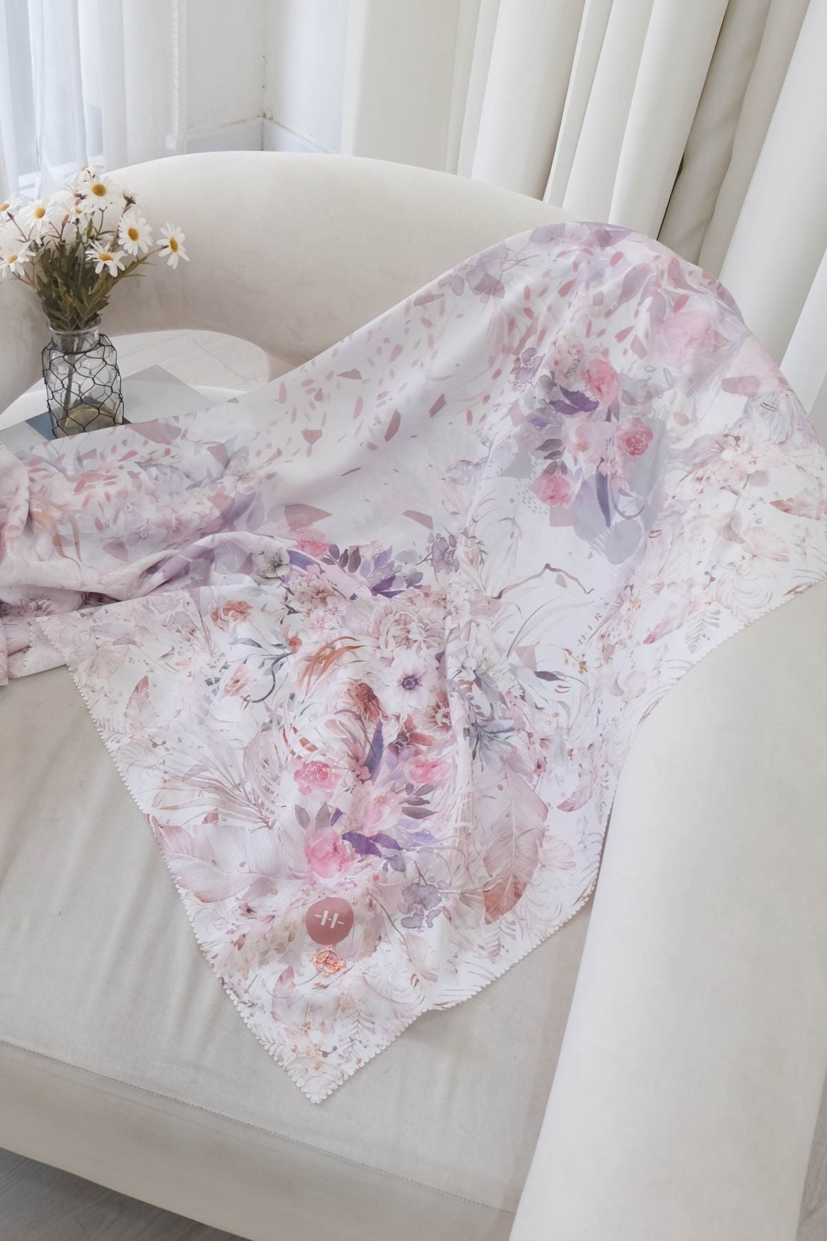 Emily Scarf Voal | Snow White - EV25.9