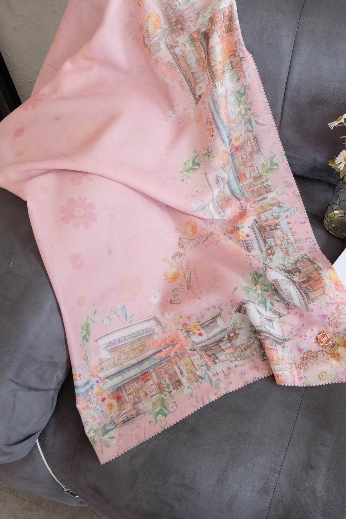Ohayo Scarf - Izumi Pink