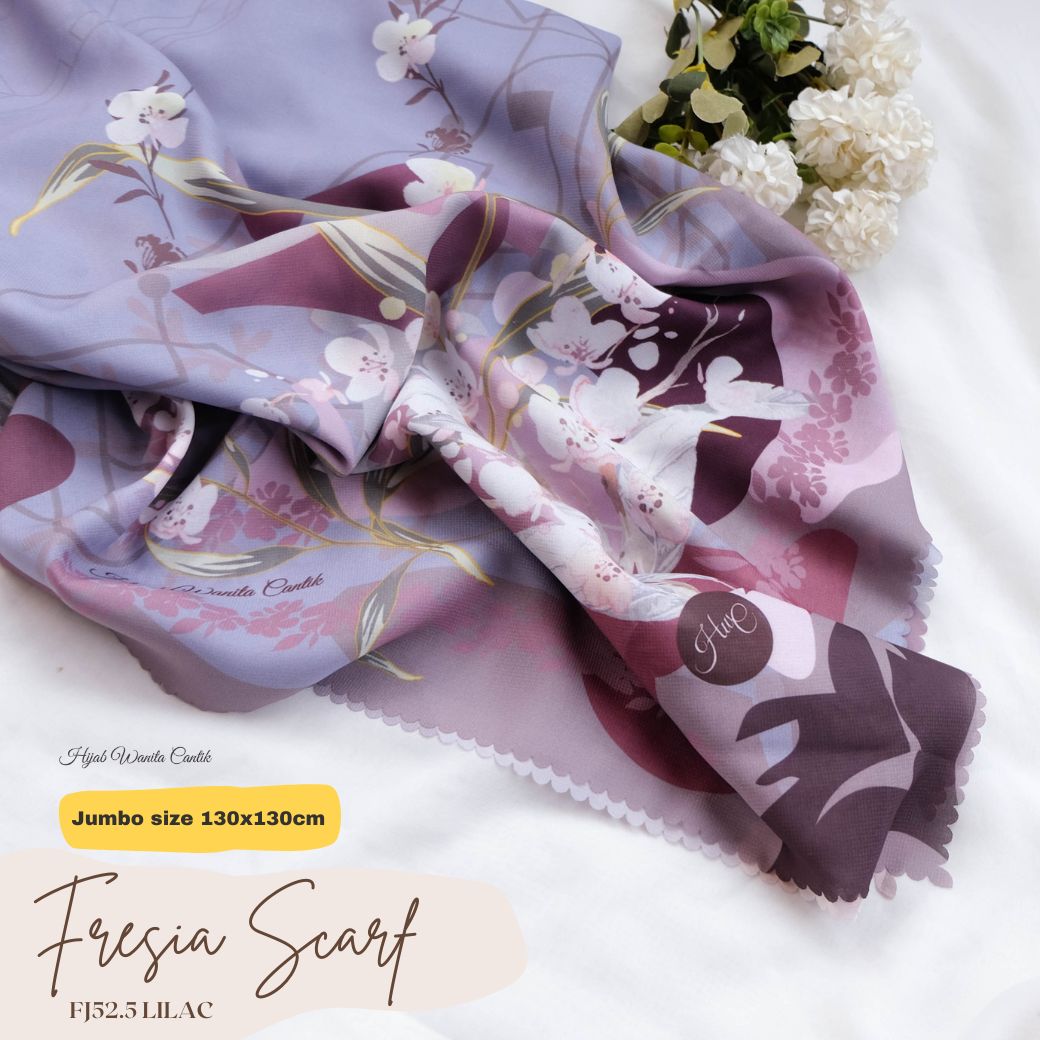Fresia Scarf JUMBO - FJ52.5 Lilac