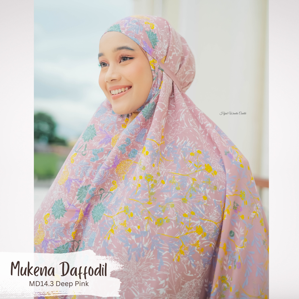 Mukena Daffodil - MD14.3 Deep Pink