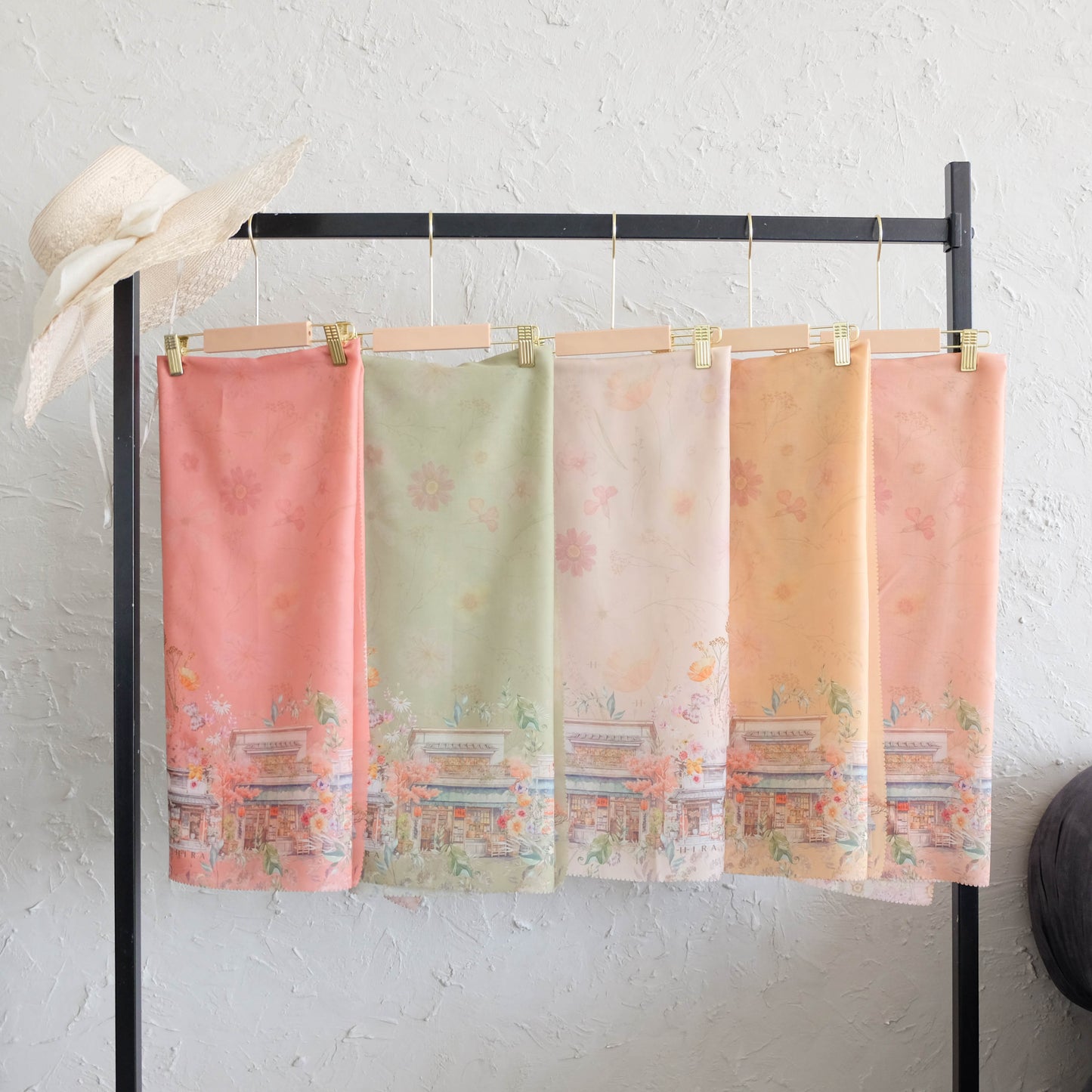 Ohayo Scarf - Yasai Green