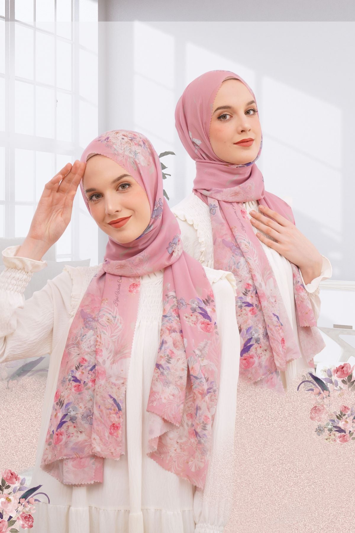 Pashmina Emily - PIM9.9 Pastel Pink