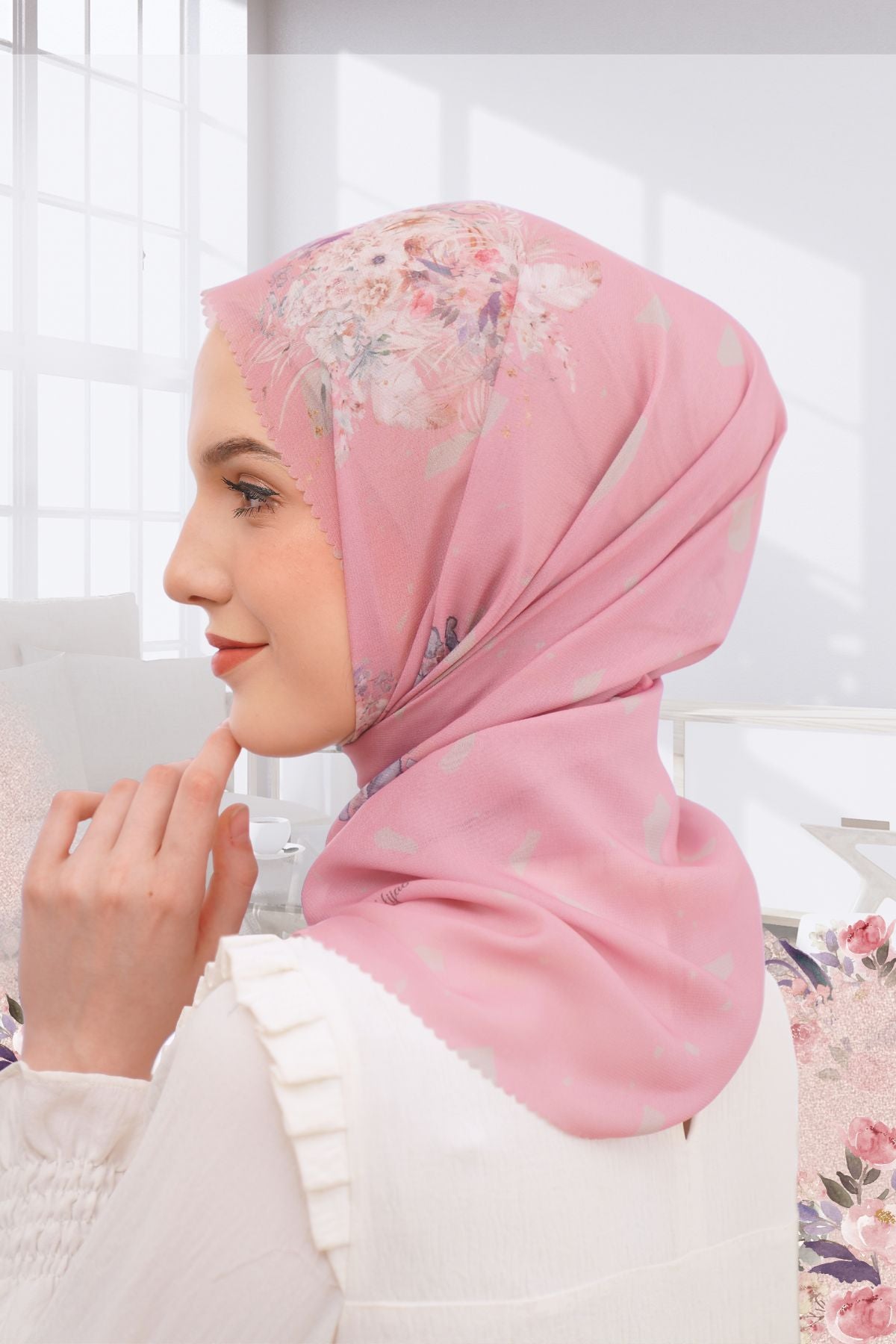 Pashmina Emily - PIM9.9 Pastel Pink