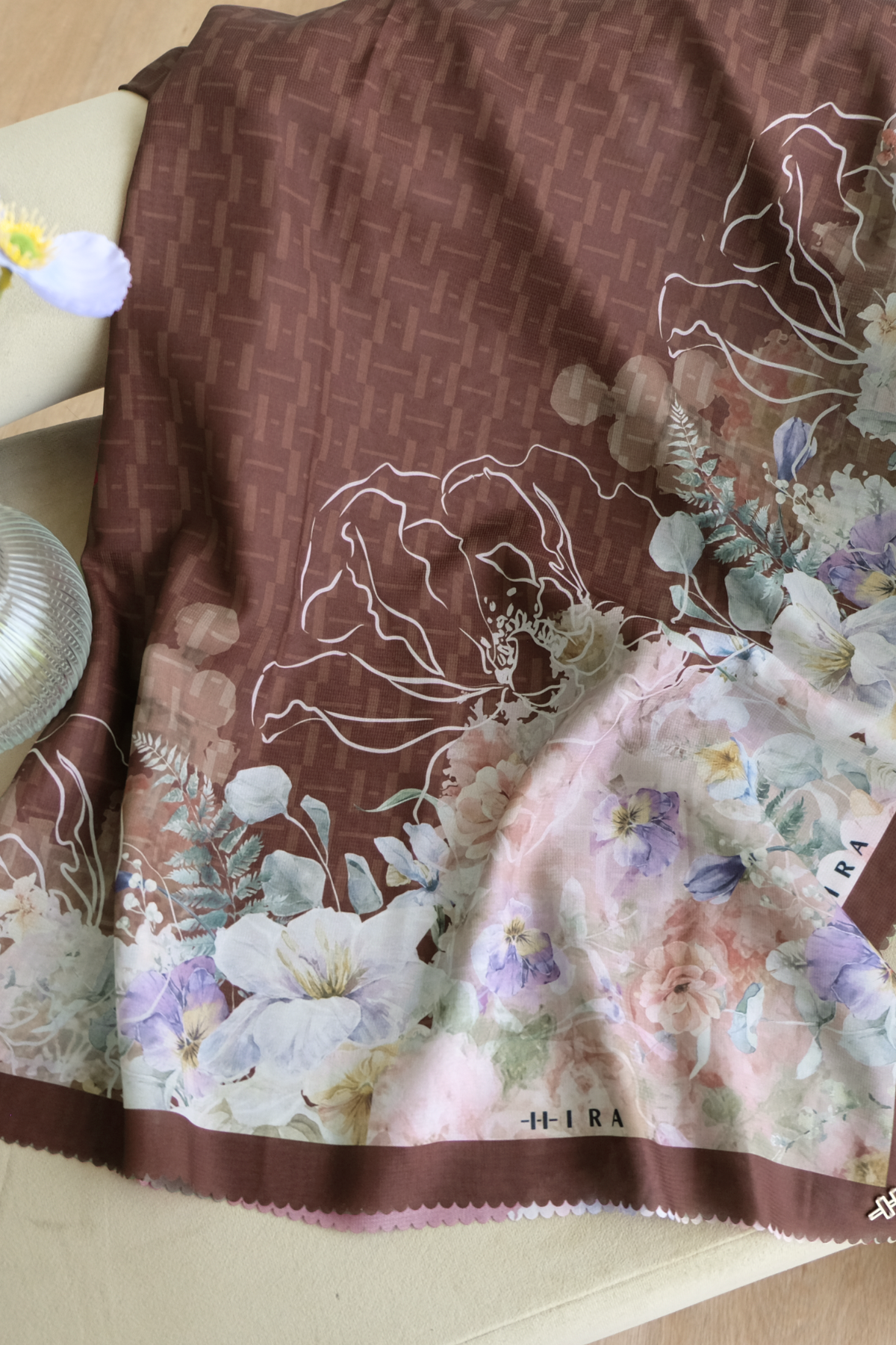 Purity JUMBO - Scarf Square Premium Polycotton XL | Maroon - PJ09.8