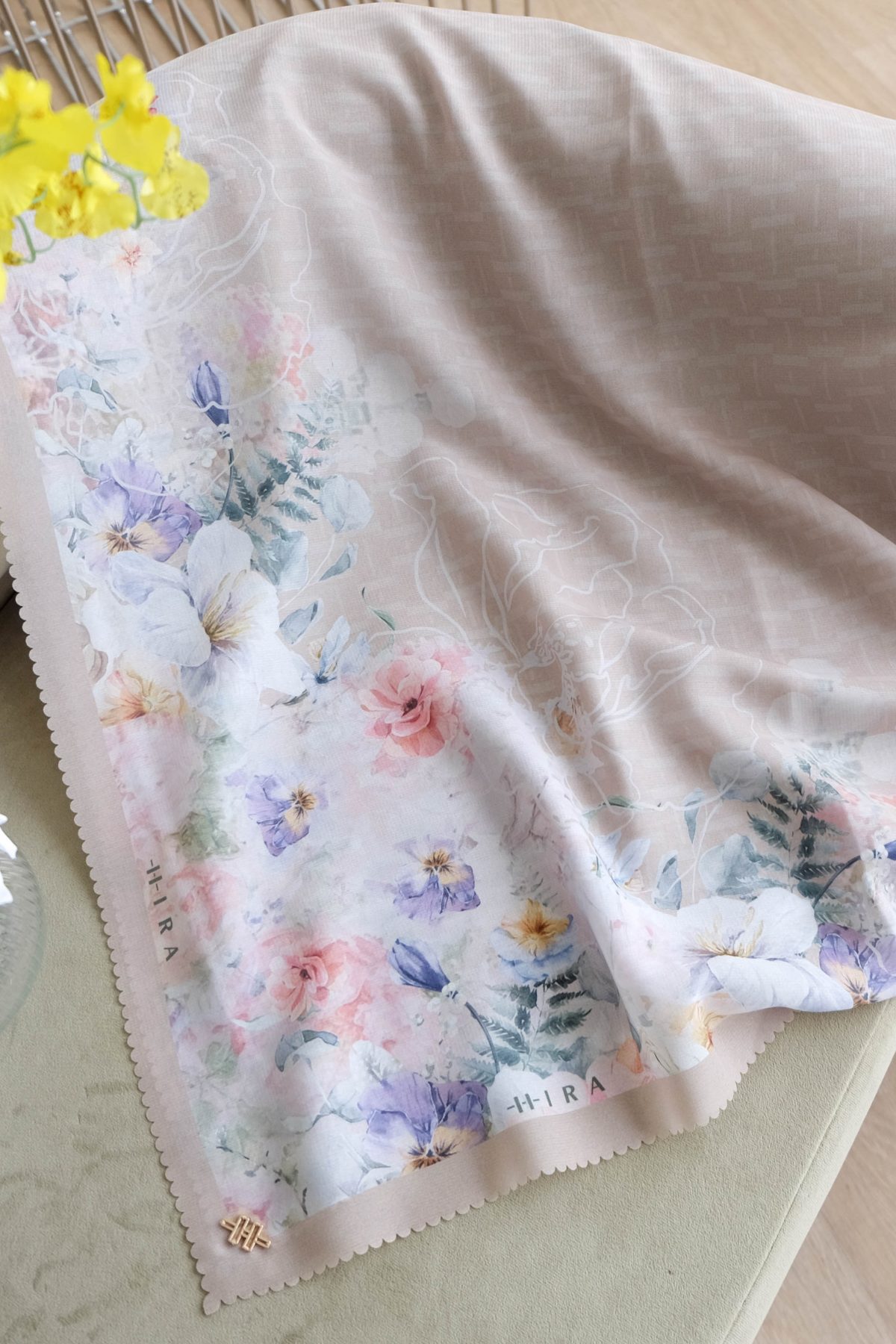 Purity JUMBO - Scarf Square Premium Polycotton XL | Mocca - PJ09.9