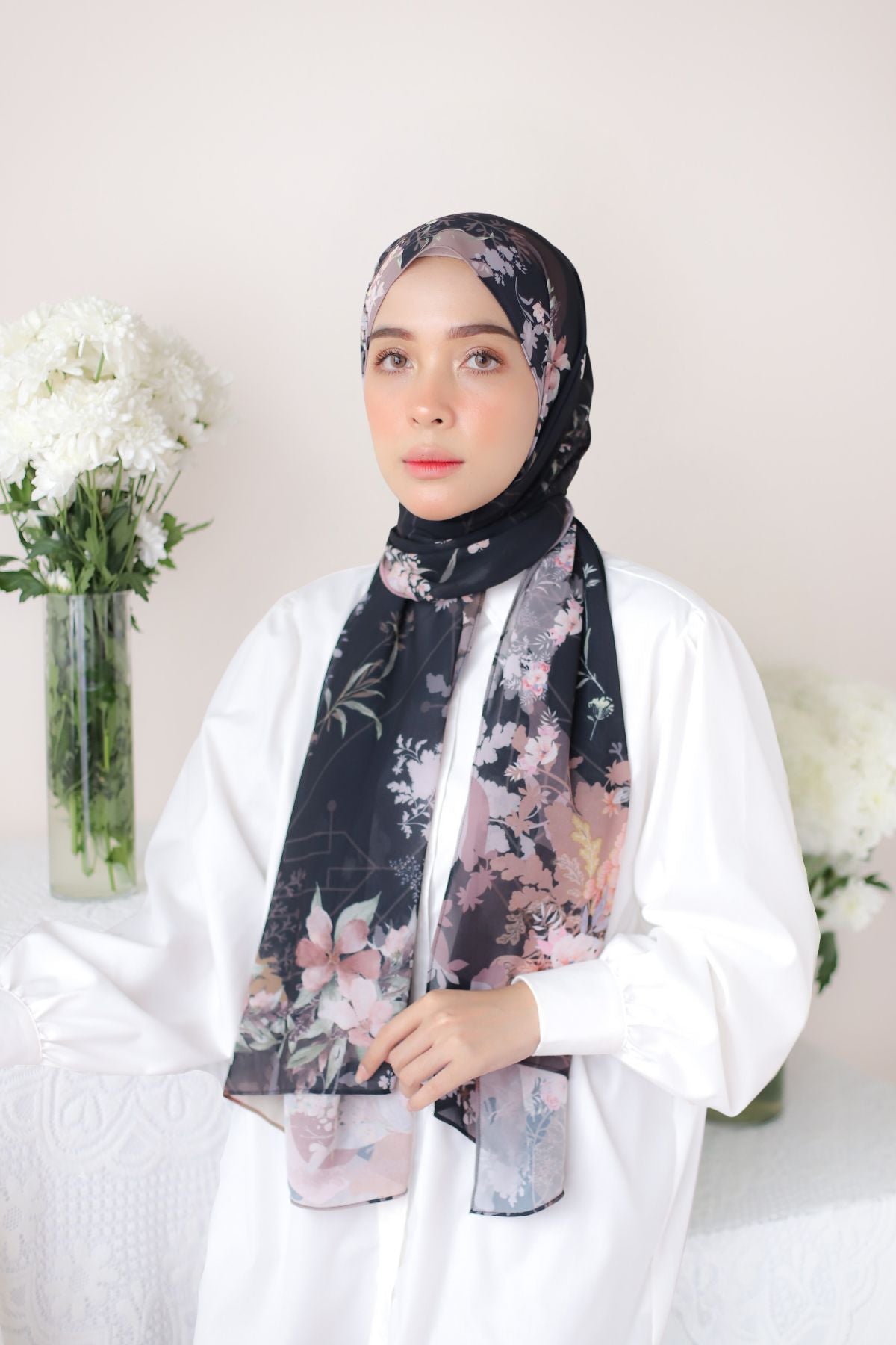 Fresia - Pashmina Premium Ceruti - Black - PM11.20