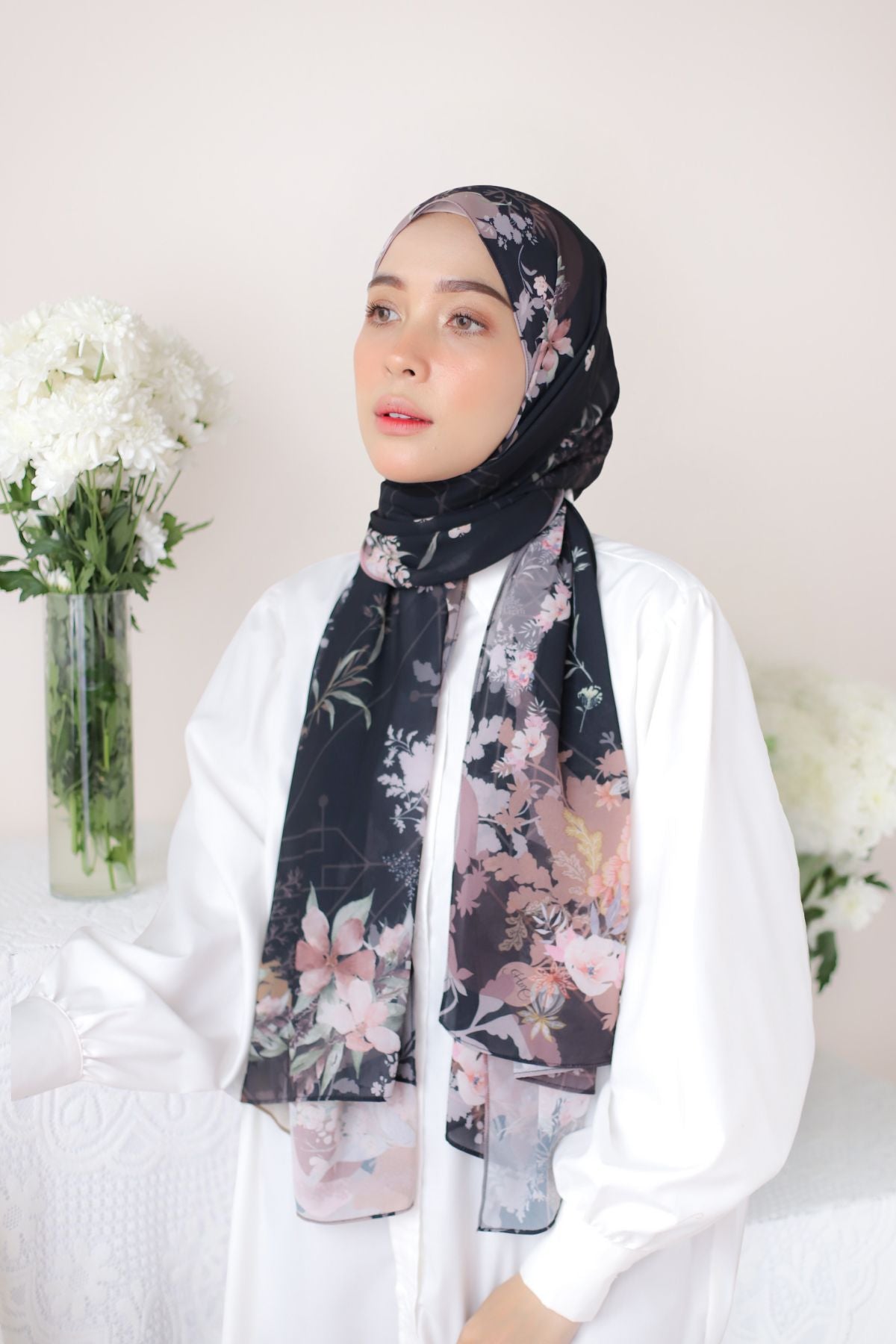 Fresia - Pashmina Premium Ceruti - Black - PM11.20