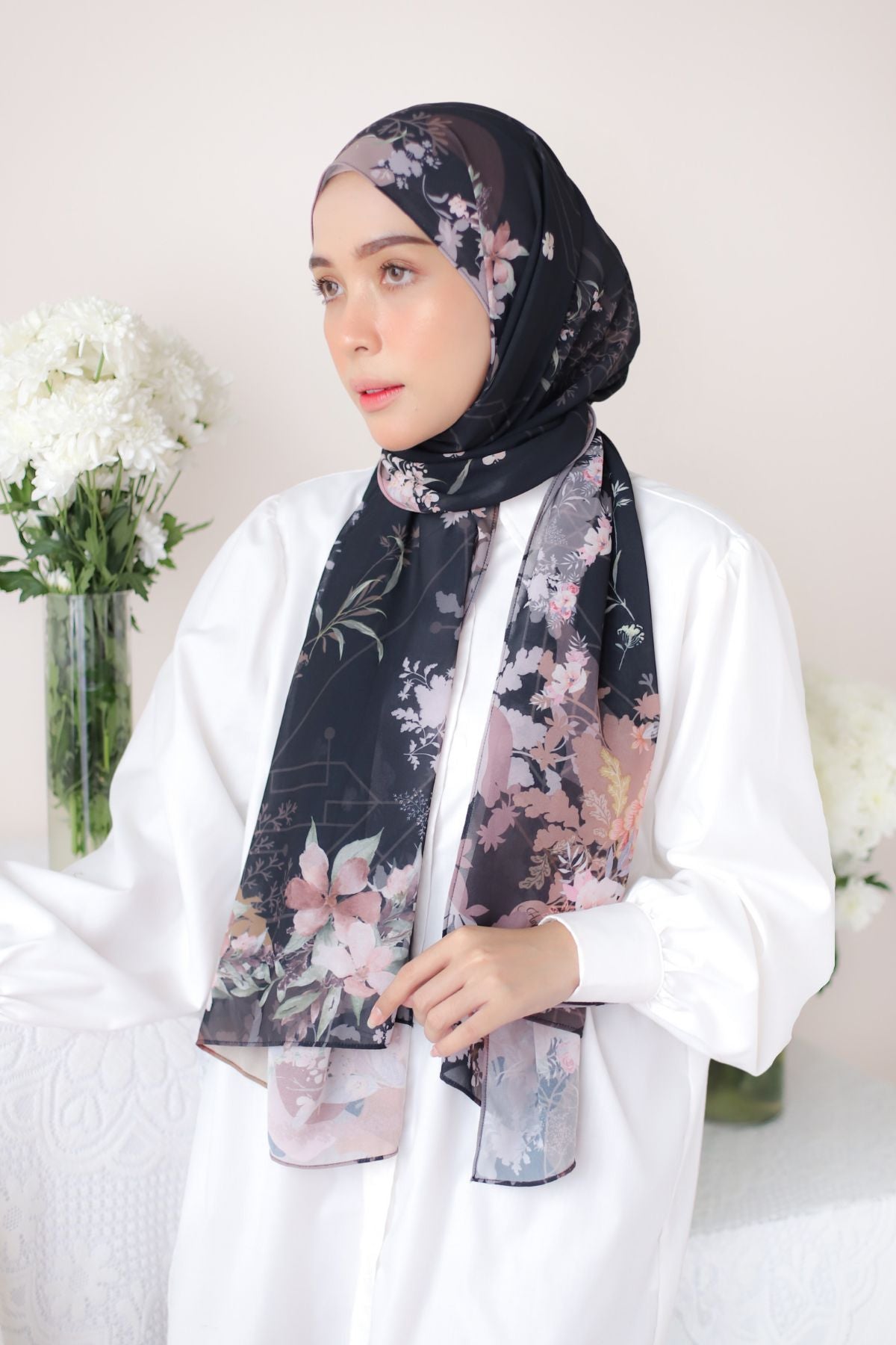 Fresia - Pashmina Premium Ceruti - Black - PM11.20