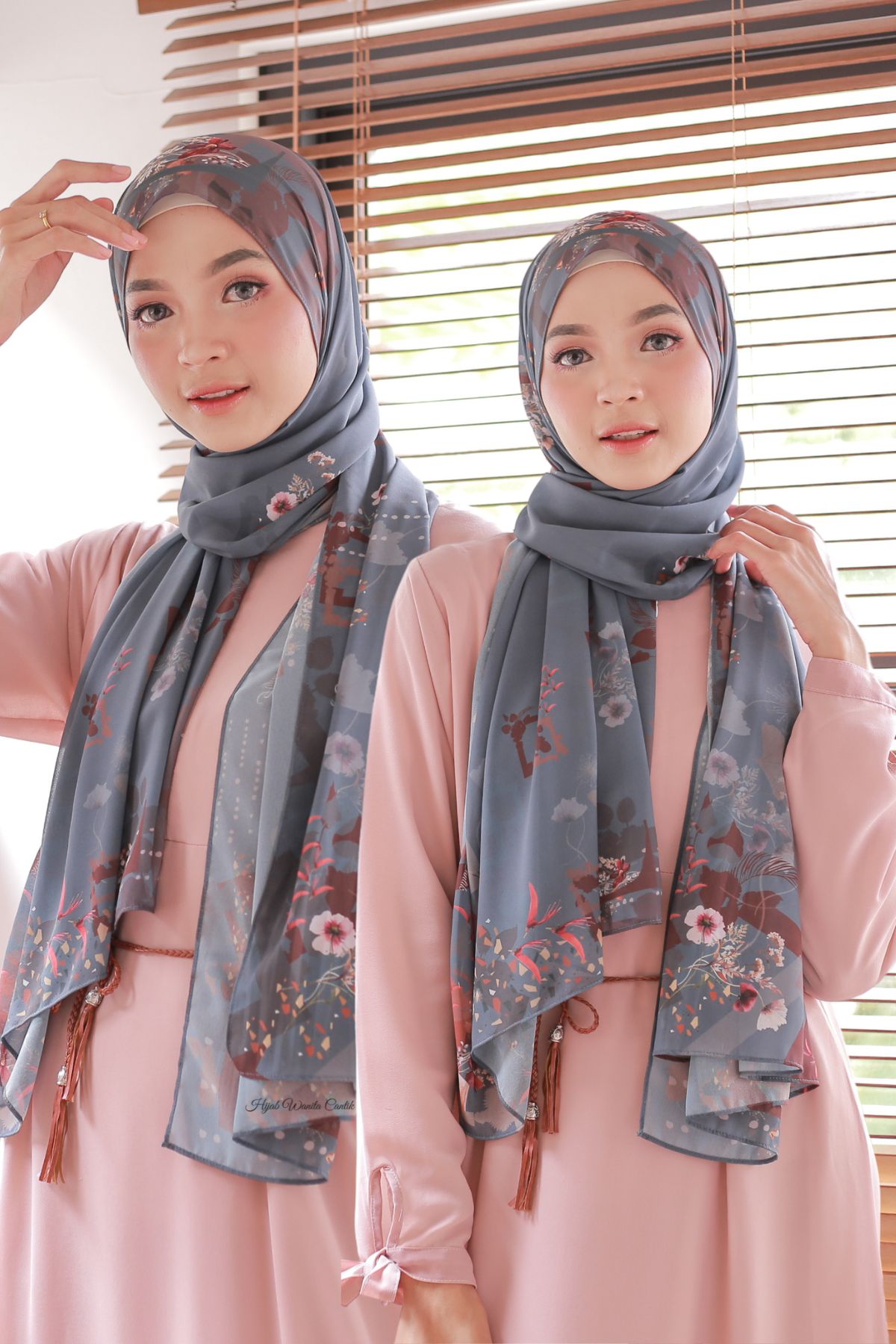 Ery - Pashmina Premium Ceruti - Steel - PM11.54