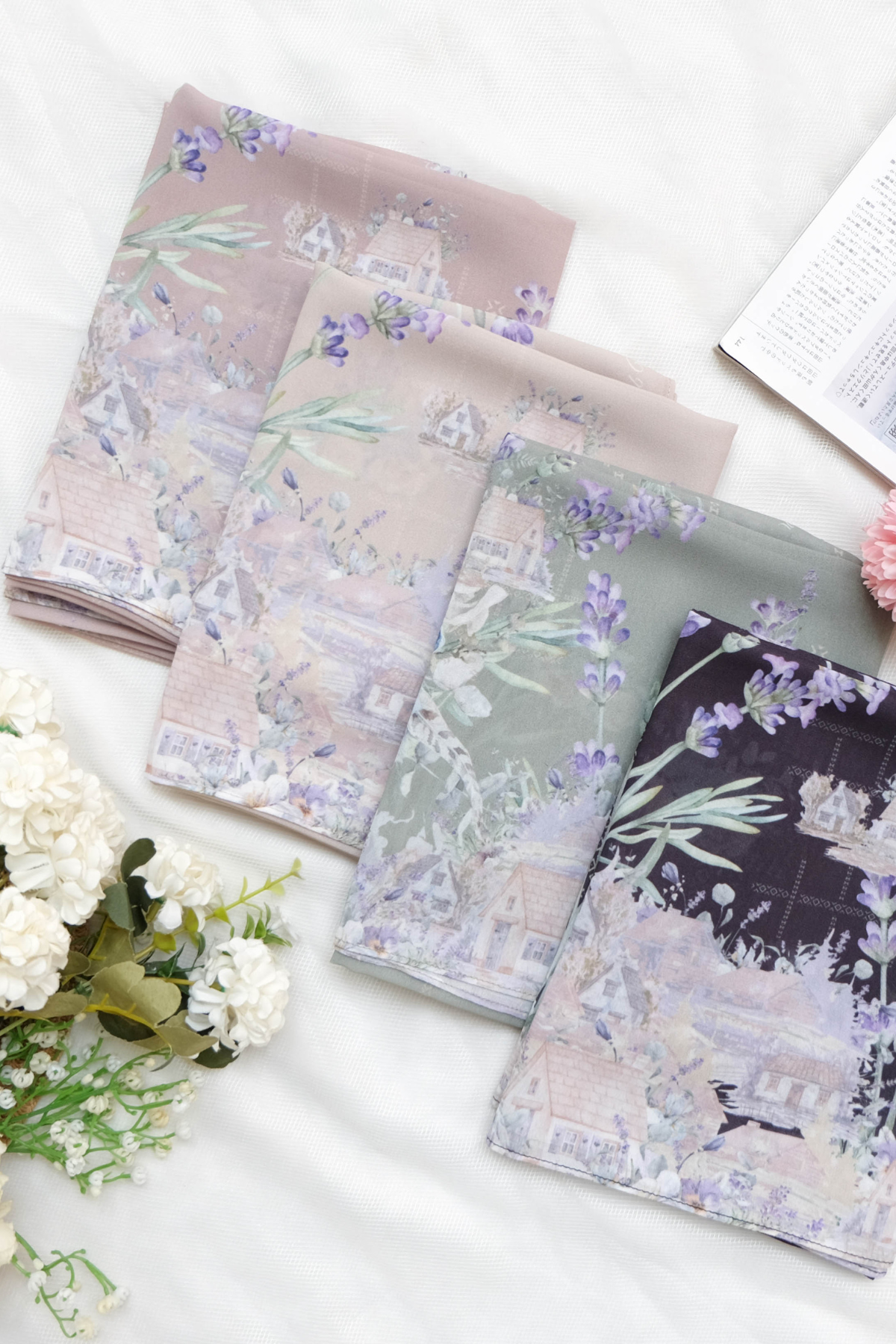 Lavender - Pashmina Premium Cerutti - Almond - PM11.74