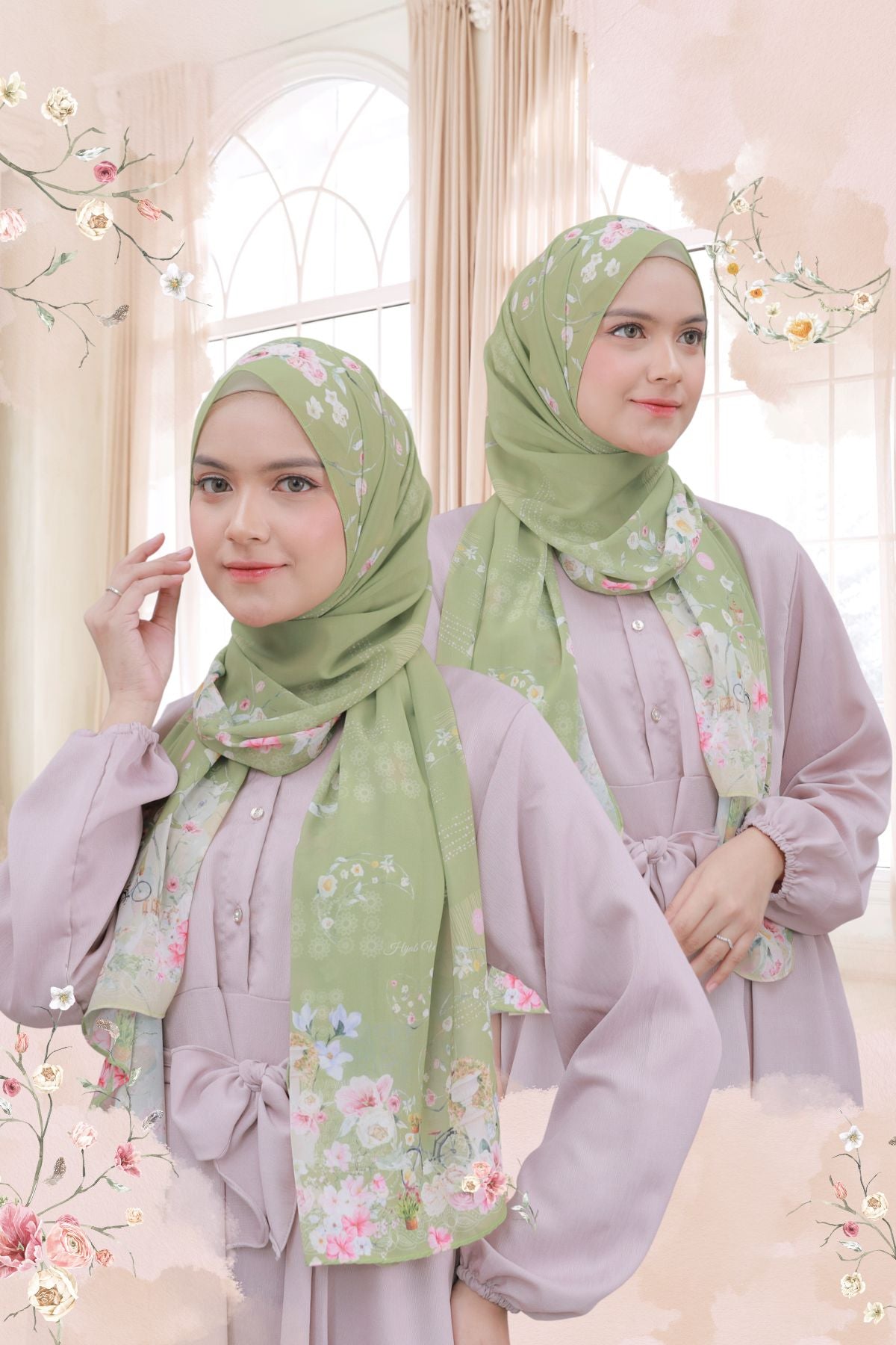Florence - Pashmina Premium Ceruti - Harmony Green - PM11.88