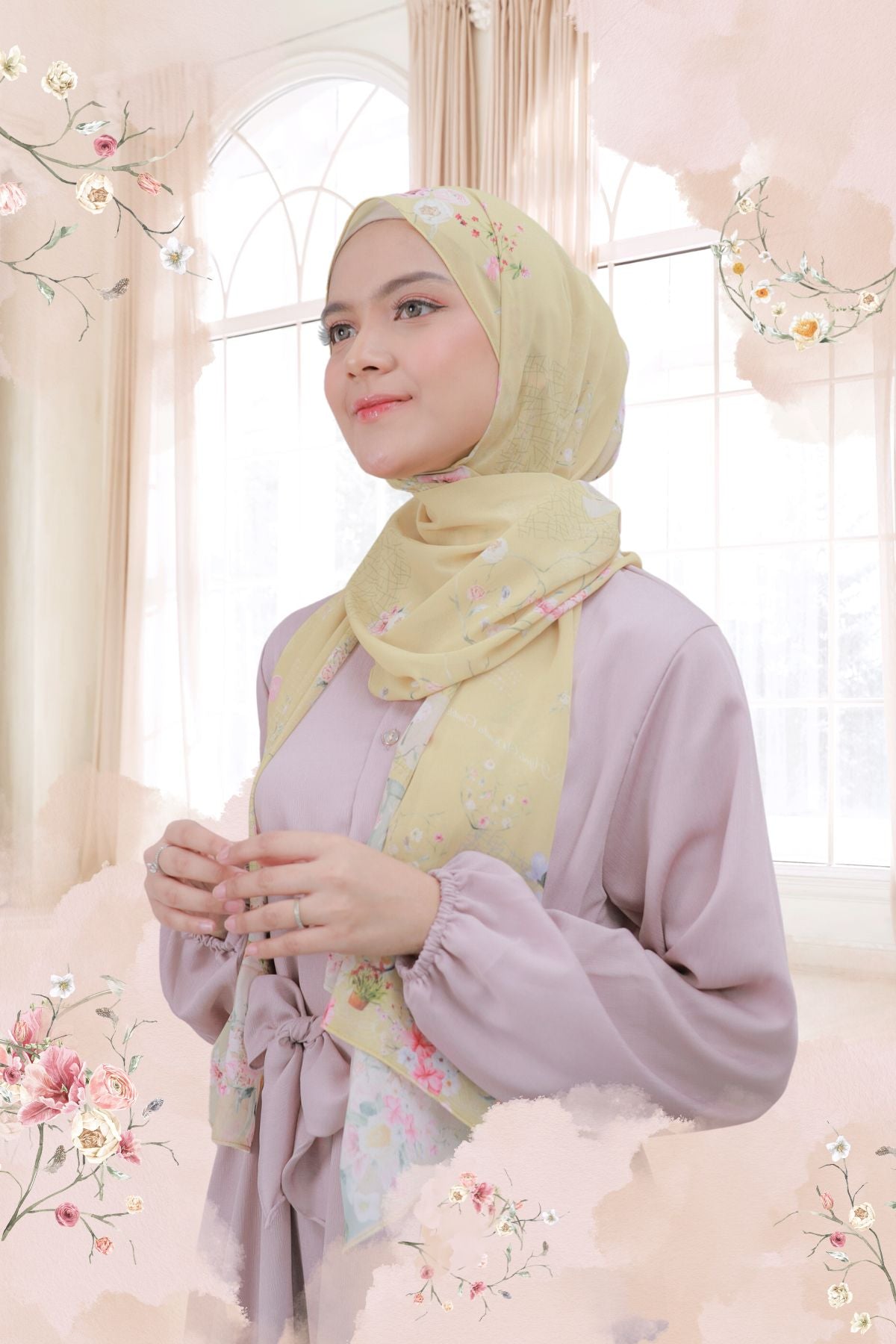Florence - Pashmina Premium Ceruti - Lemongrass - PM11.89
