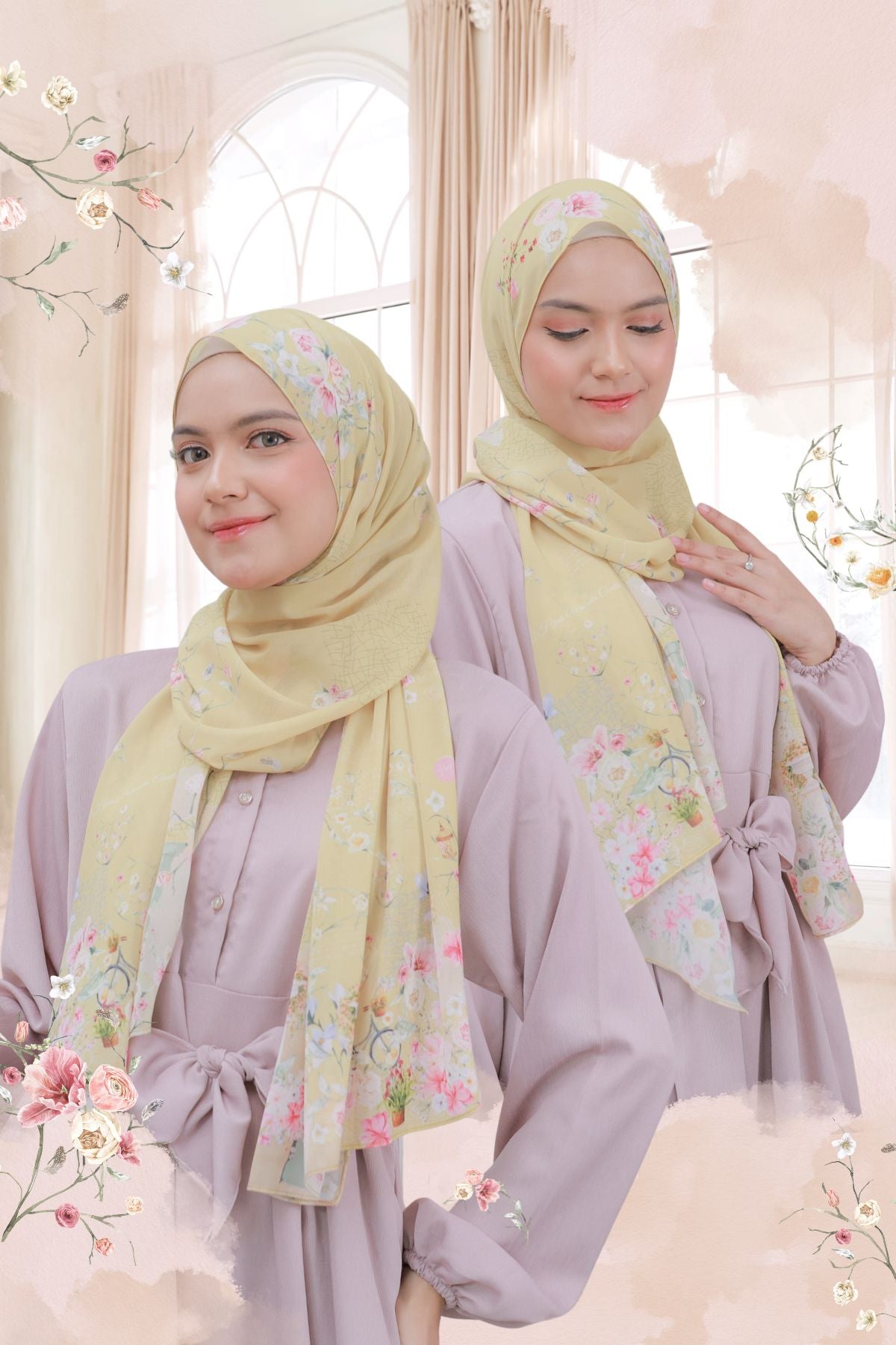 Florence - Pashmina Premium Ceruti - Lemongrass - PM11.89