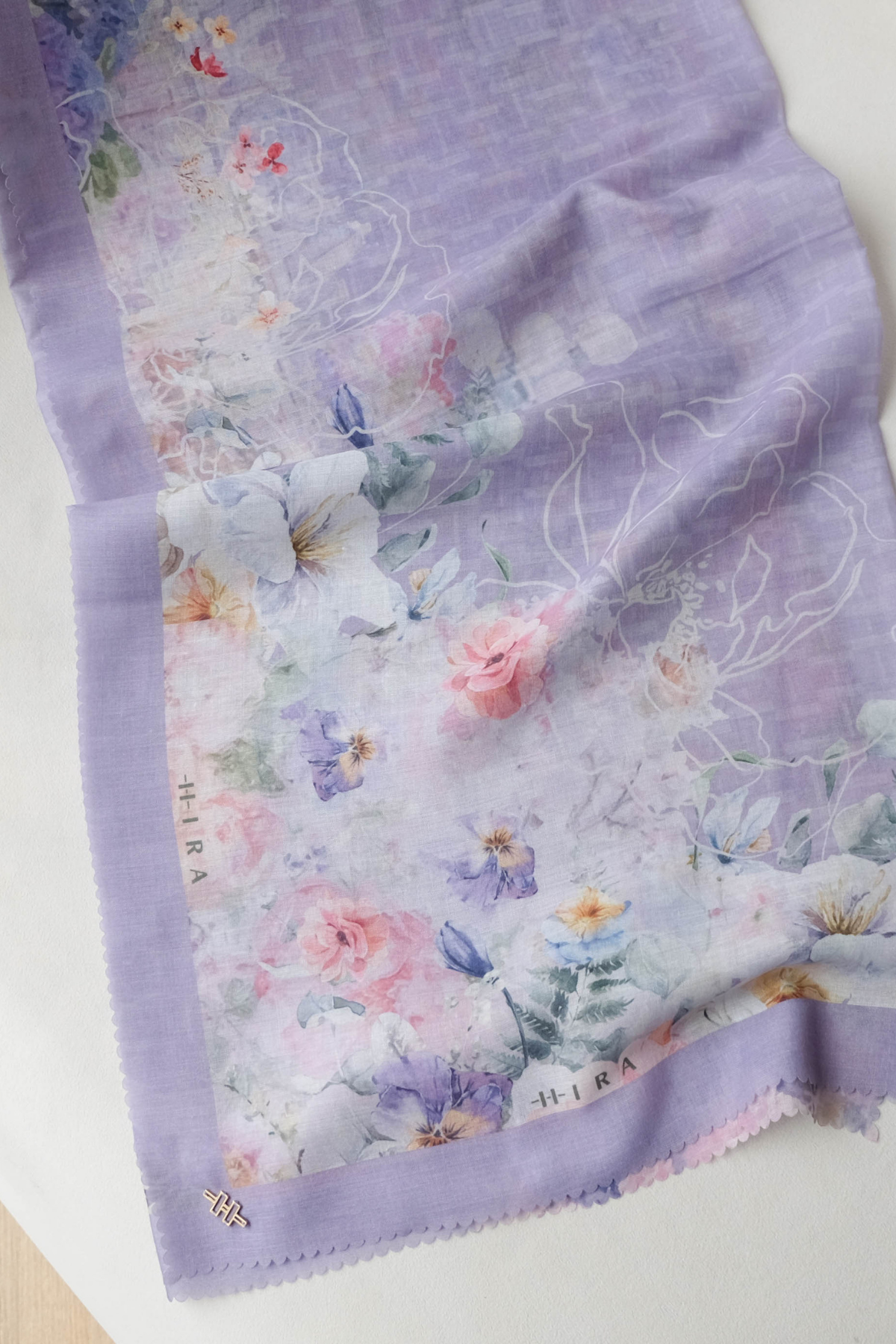 Purity - Scarf Square Premium Icy Voal | PSV9.7 - Lilac