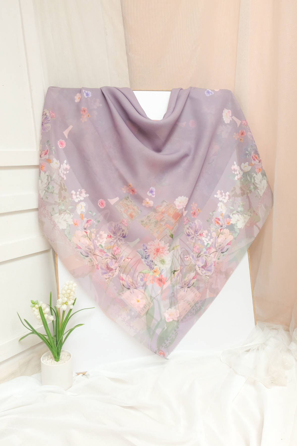 Leaf Kafa Scarf - KF30.7 VK30.7 JF30.7 Shadow