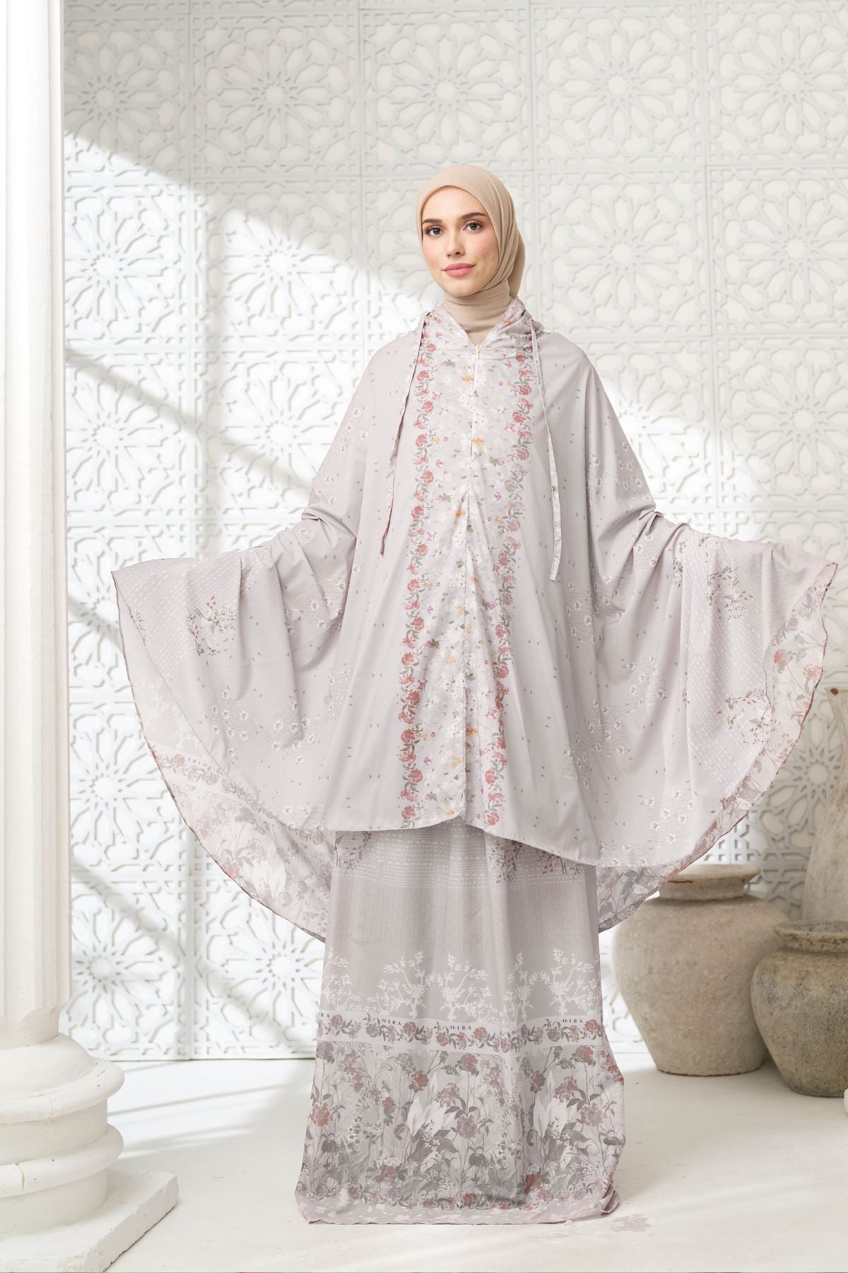 Mukena Willow | Travel Prayer Set - WL03.3 Silky Cream