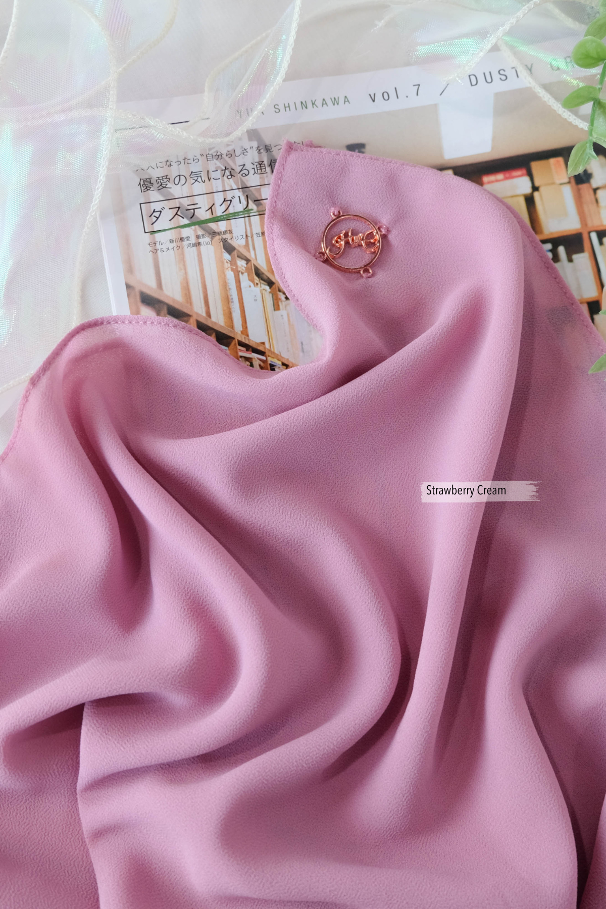 Pashmina Inner Inara - PNR1.7 Strawberry Cream