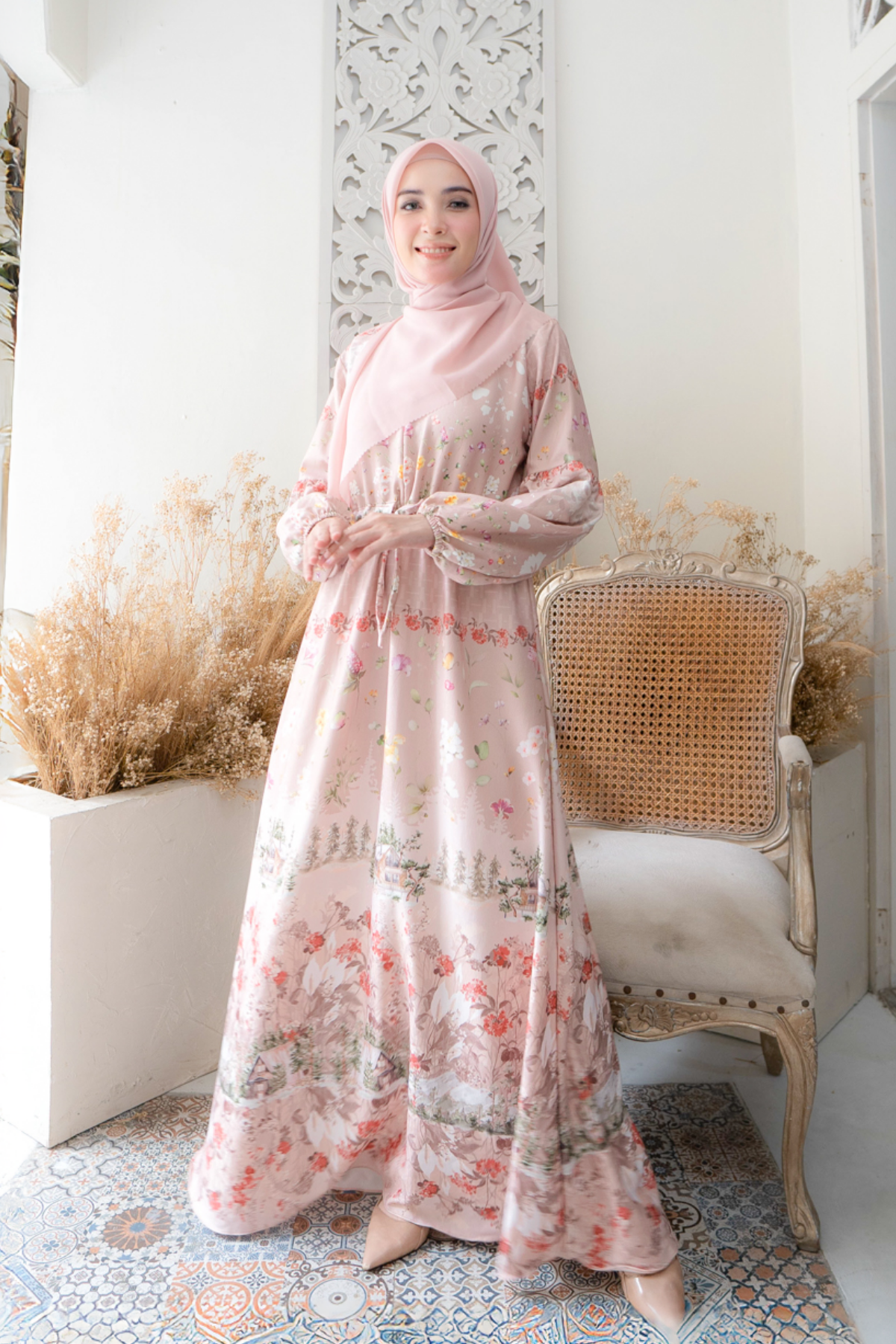 Wana Dress Family Set | Sarimbit Lebaran - WD24.3 - Mocca