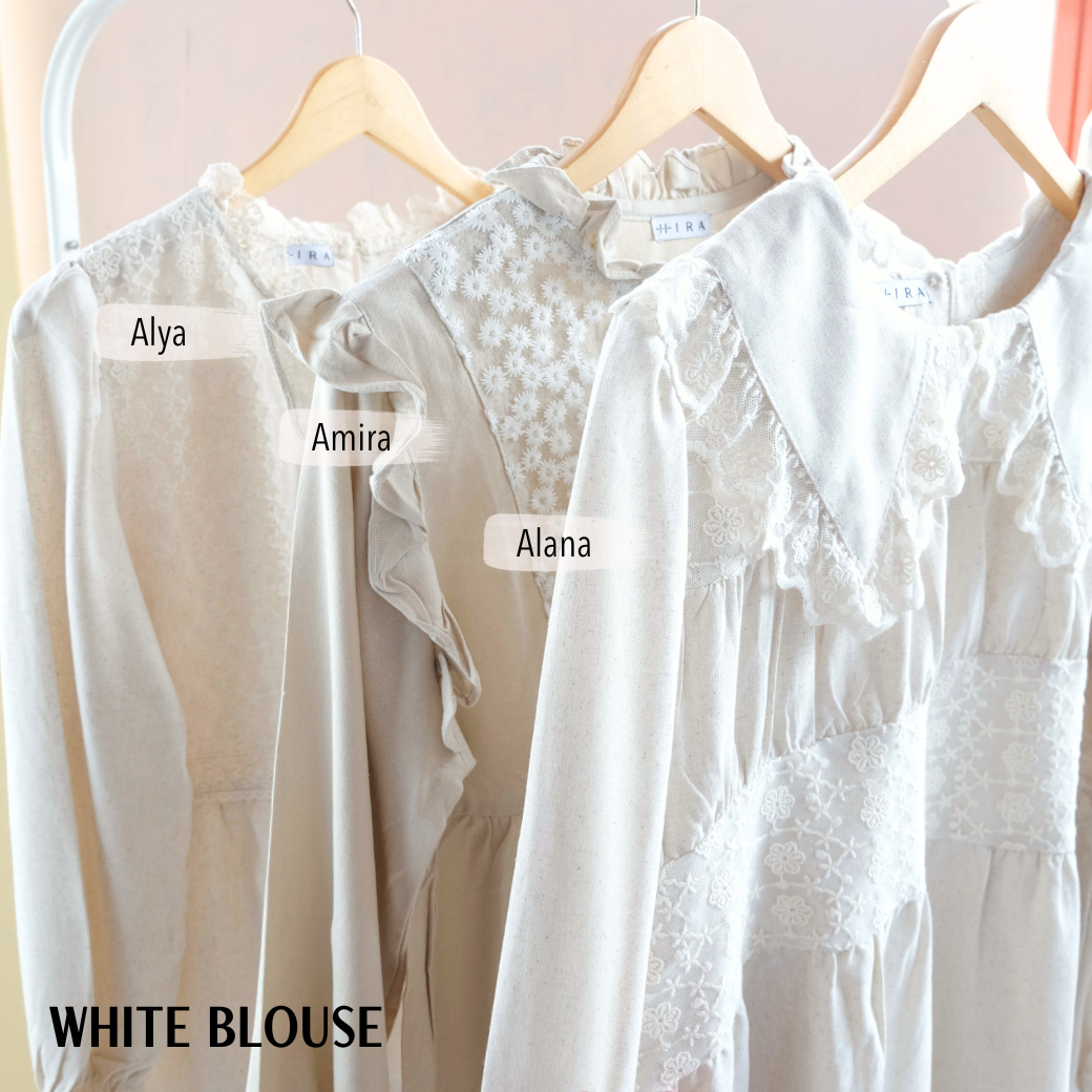 White Blouse - BLS2.3 Amira Cream