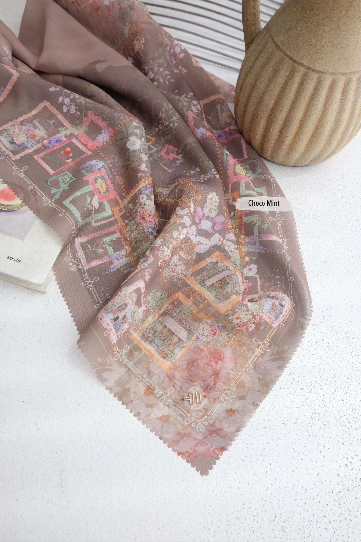 Nuri Scarf - NU33.3 NY33.3 NH33.3 Choco Mint