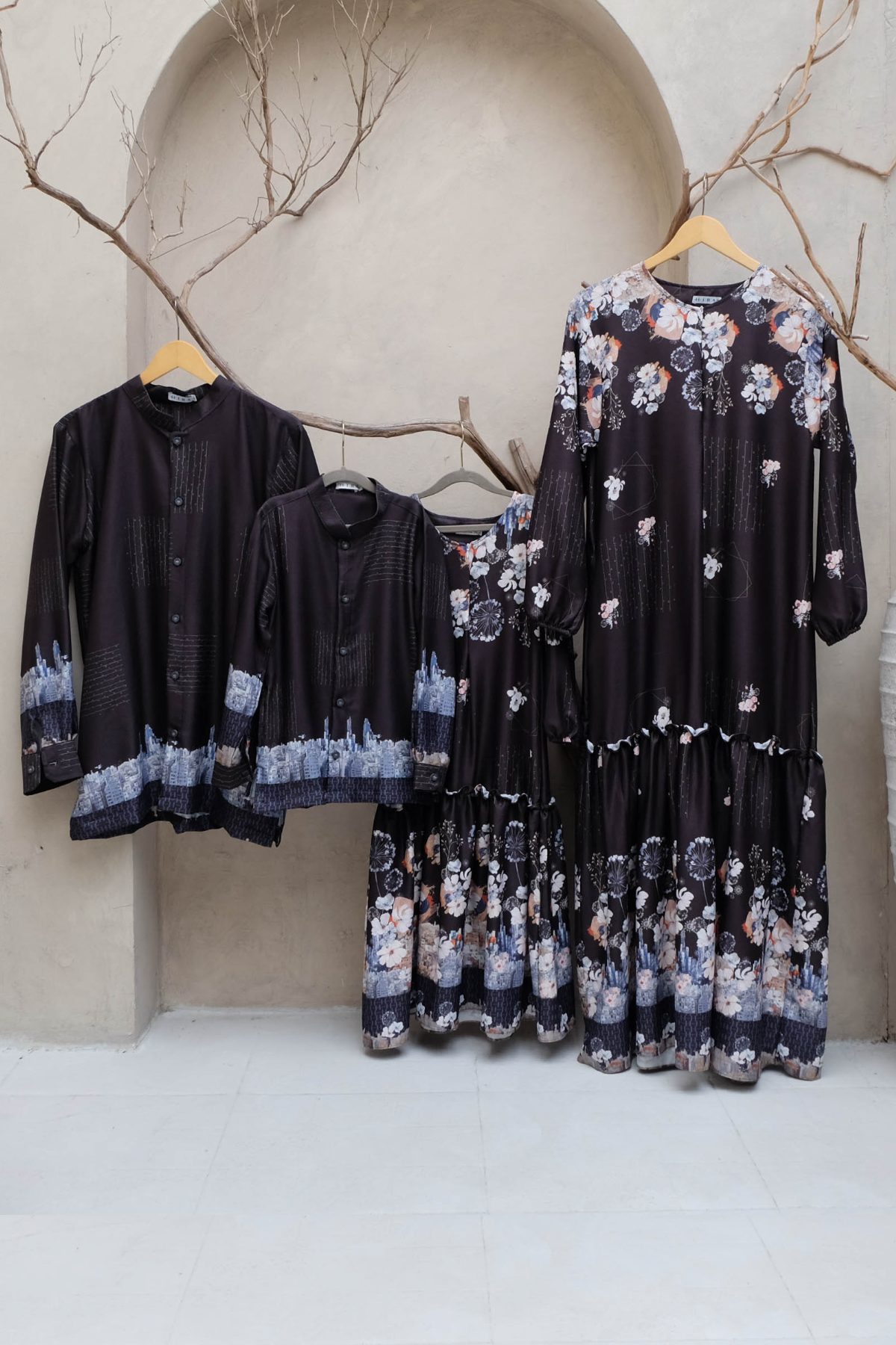 Riuh Kota Family Set - Black