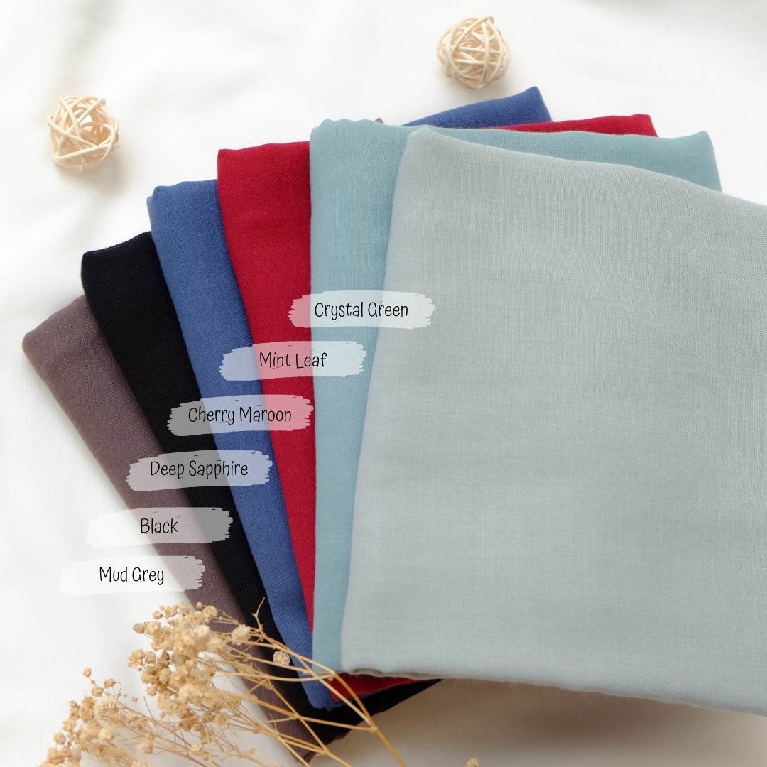 Dubai Voal Pashmina - PPE2.22 Crystal Green