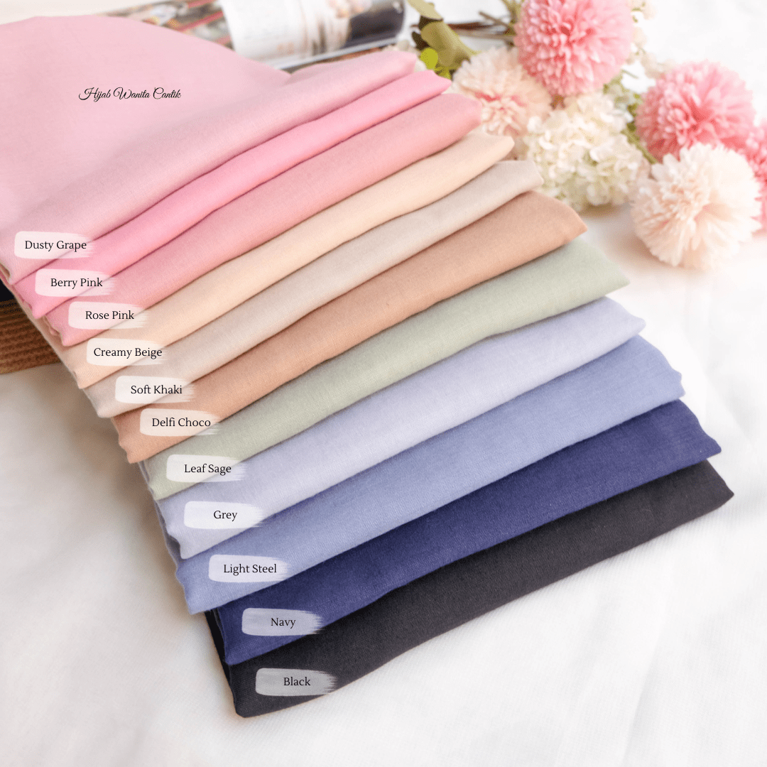 Segiempat Lina Voal - NV23.12 Rose Pink