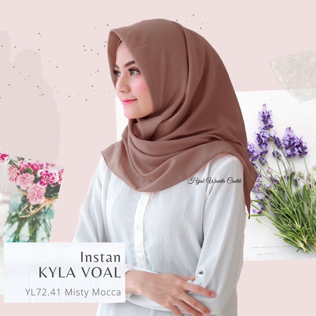 Instan Kyla Voal - YL72.41 Misty Mocca