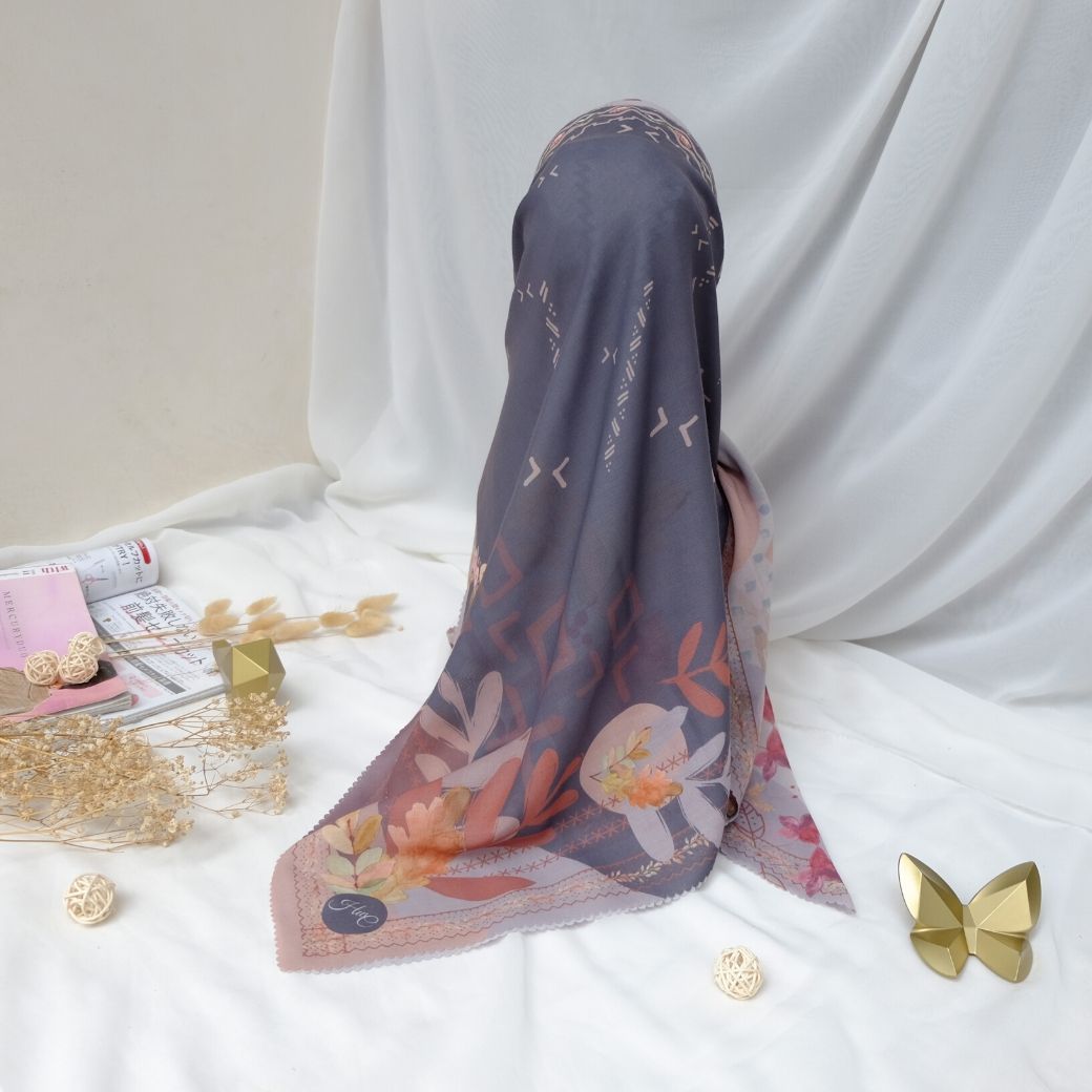 Segiempat Lamina Scarf - NA12.2 Silver